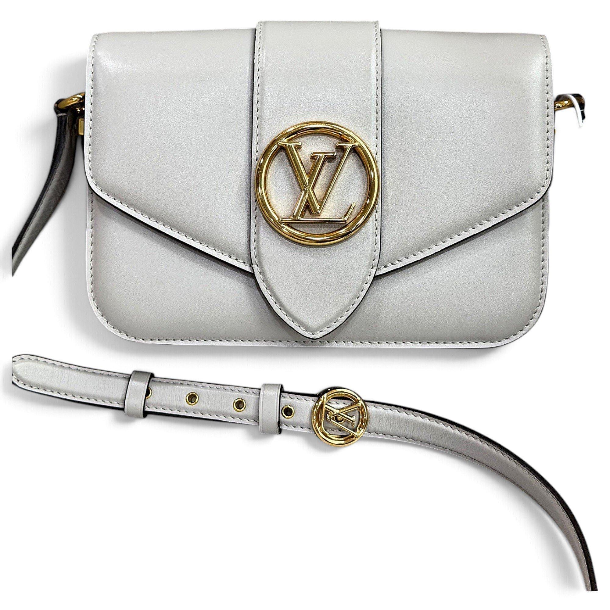 Louis Vuitton Pont 9 leather handbag