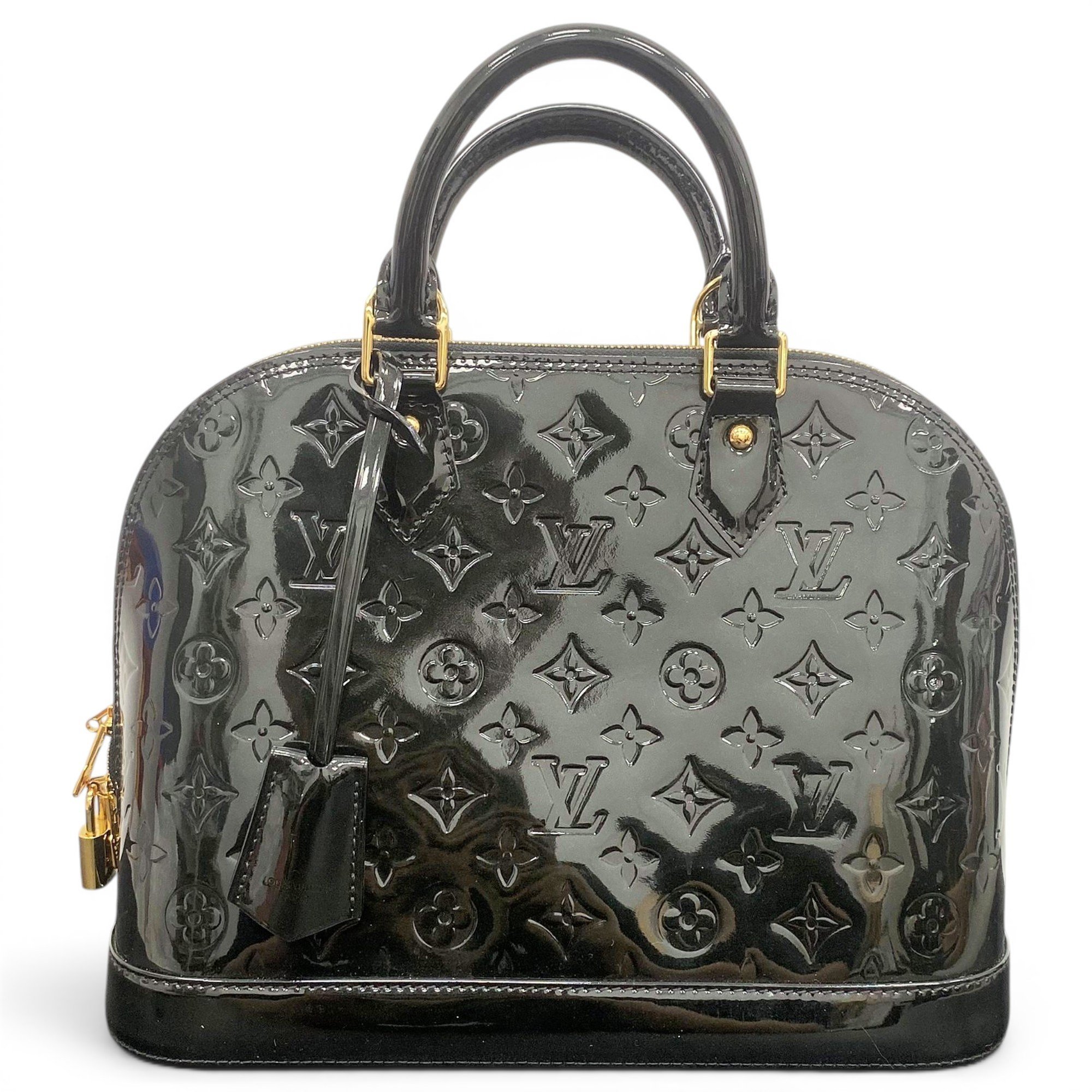 Alma patent leather handbag