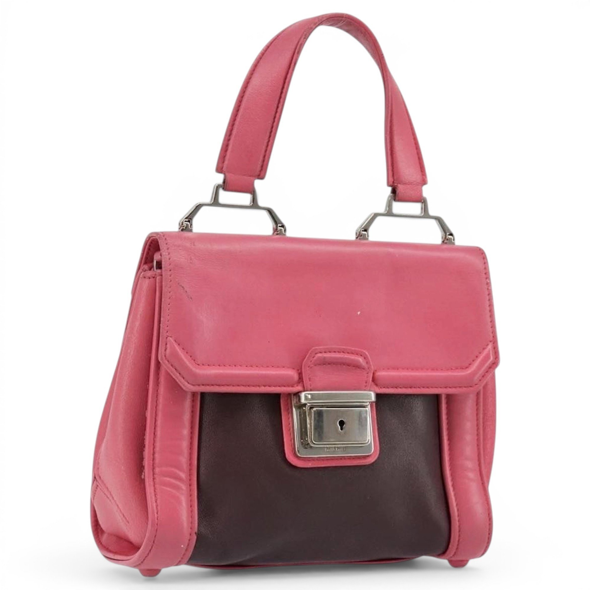 Leather handbag