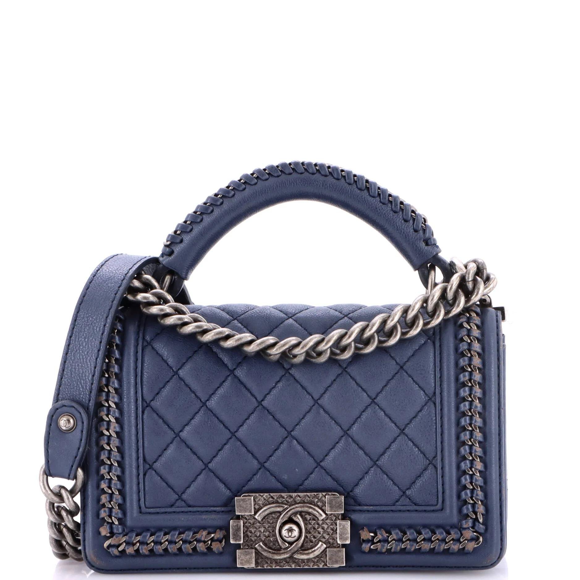 Boy leather handbag