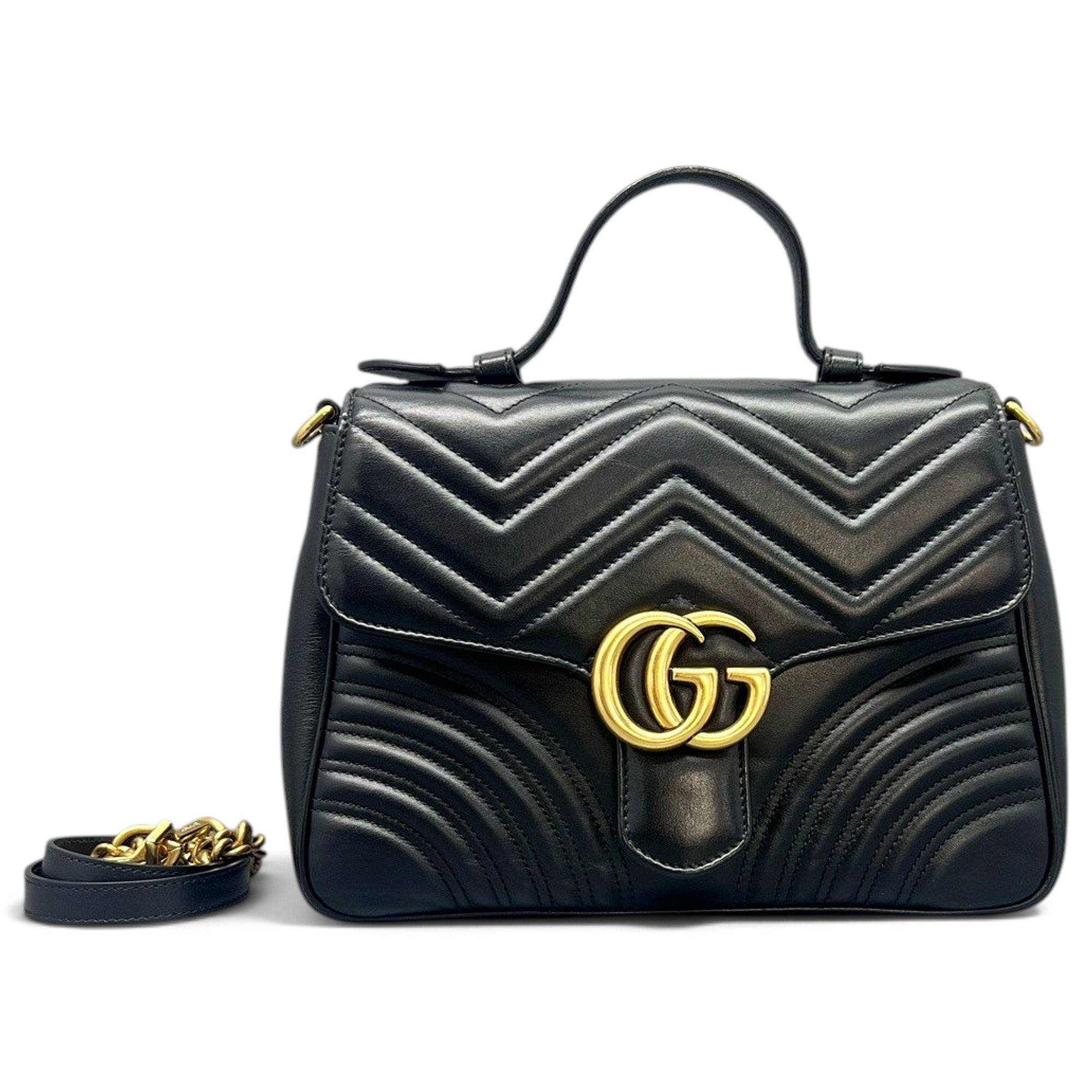 GG Marmont Flap leather handbag