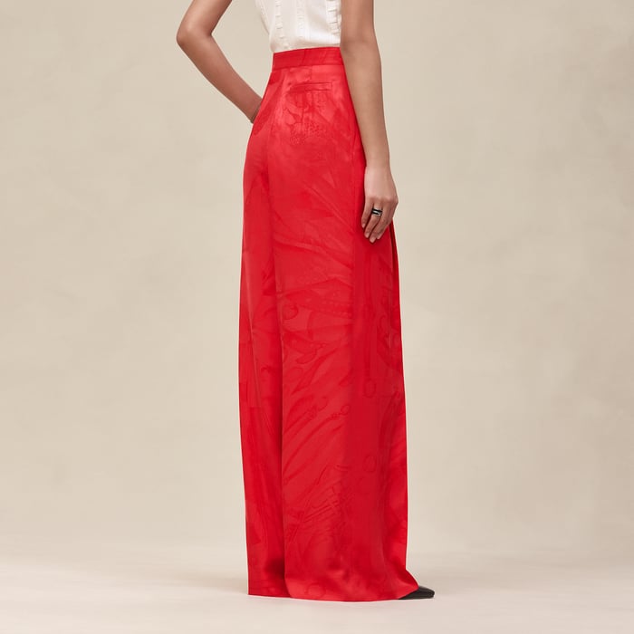 Rose Pivoine "Soleil De Soie Poudre" Pants