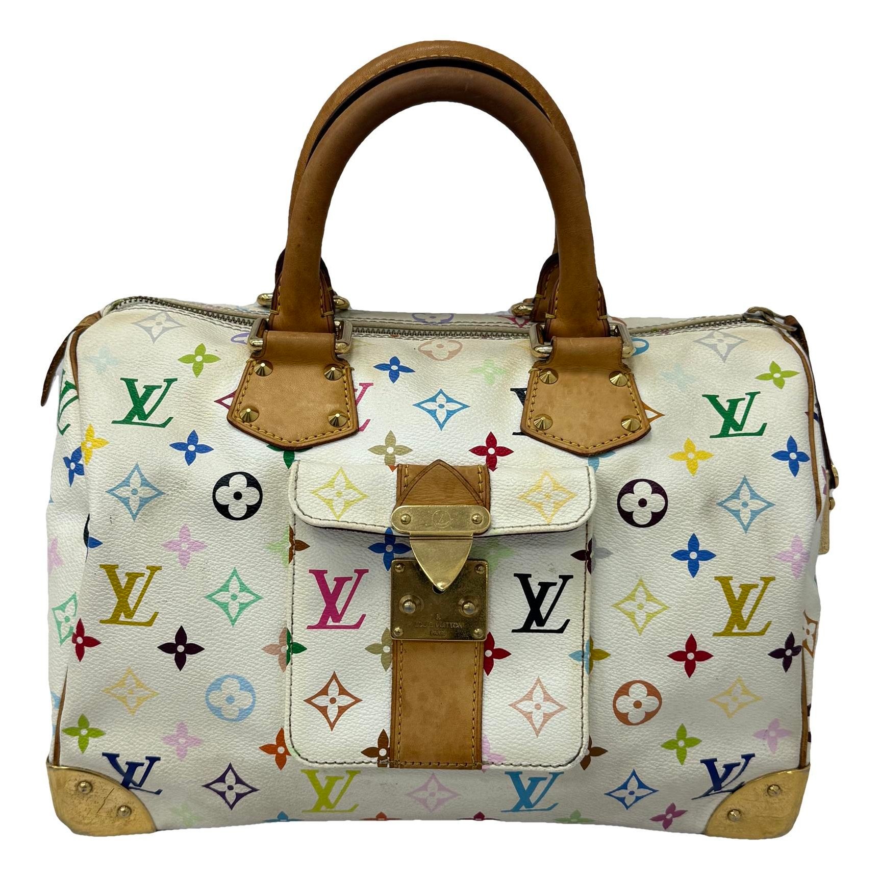 Speedy leather handbag