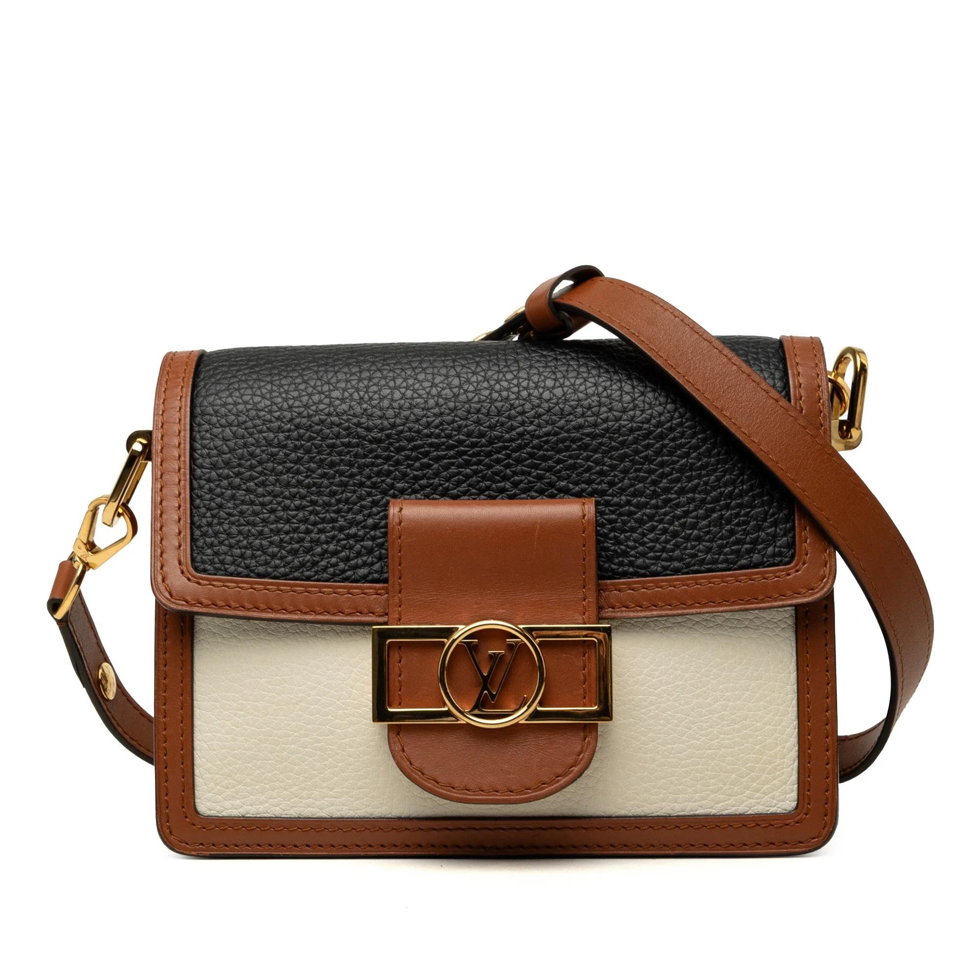Dauphine leather satchel