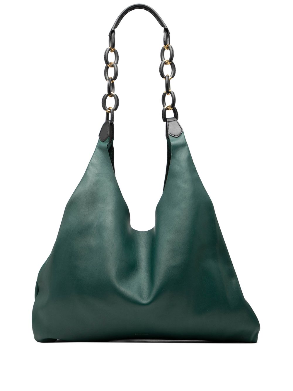 Burberry 2000-2017 Soft Leather Wrapped Chain Shopper hobo bag