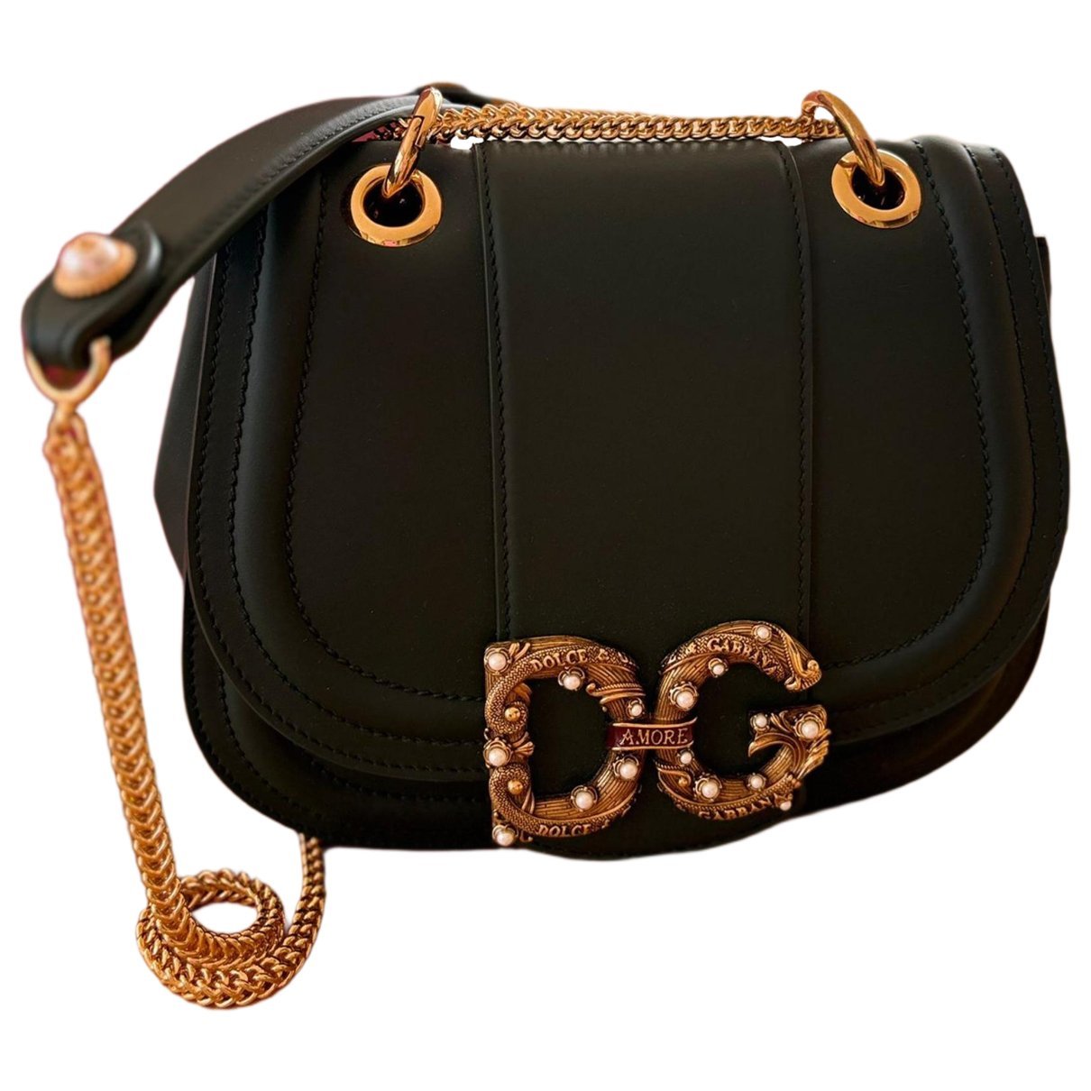 Dolce & Gabbana DG Amore leather handbag