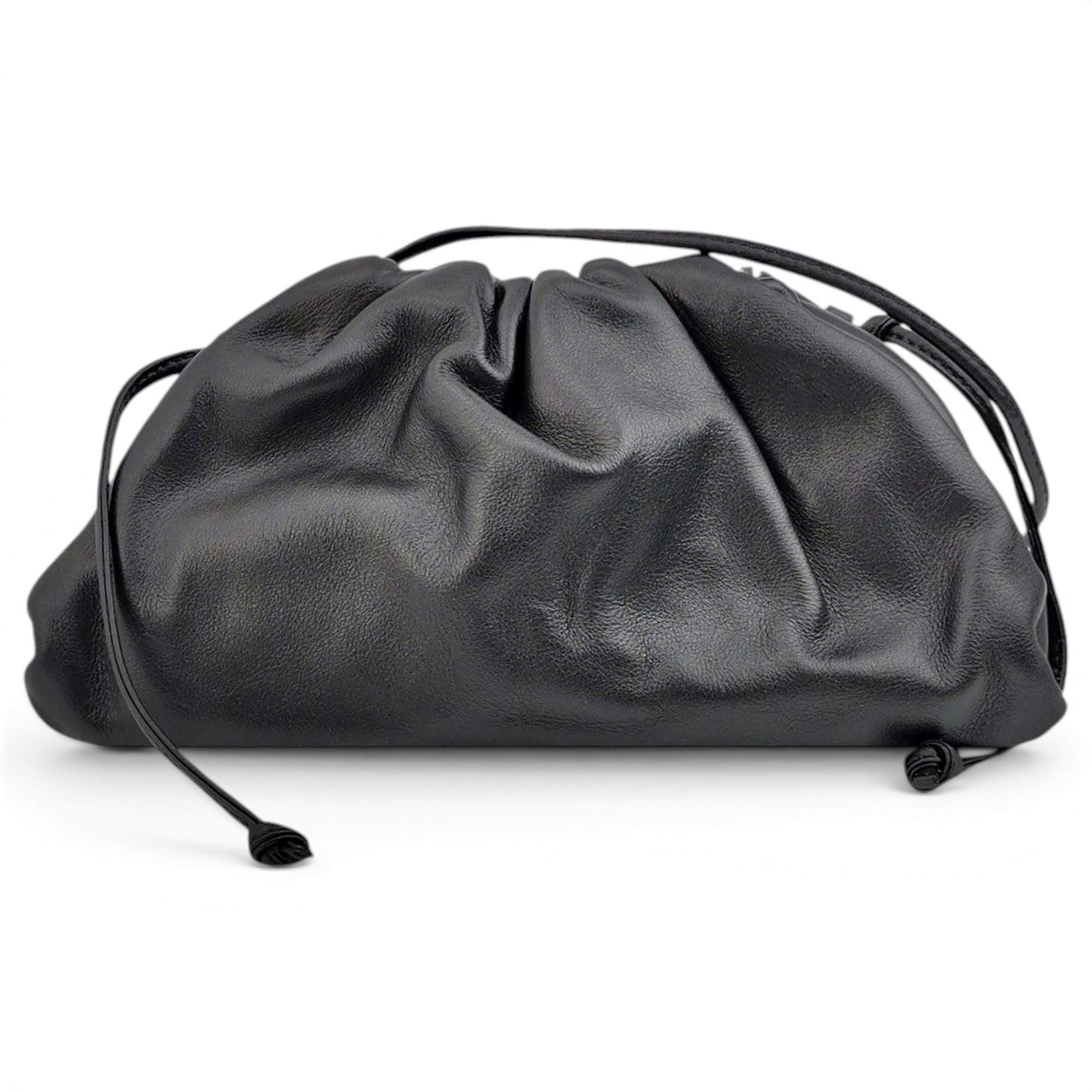 Pouch leather handbag