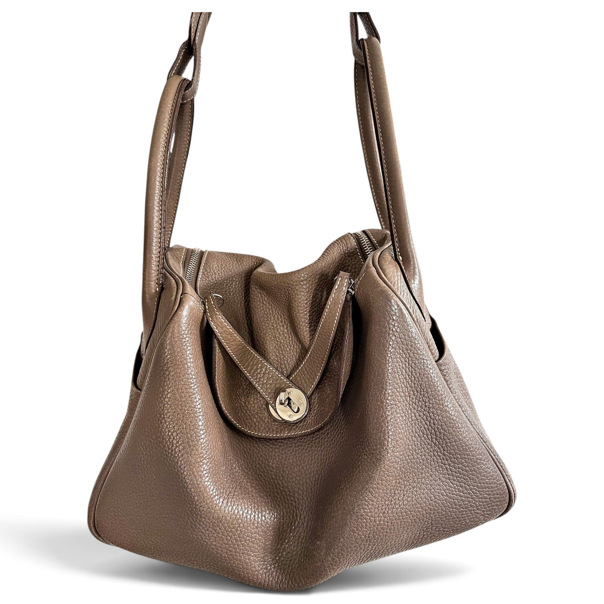 Lindy leather handbag