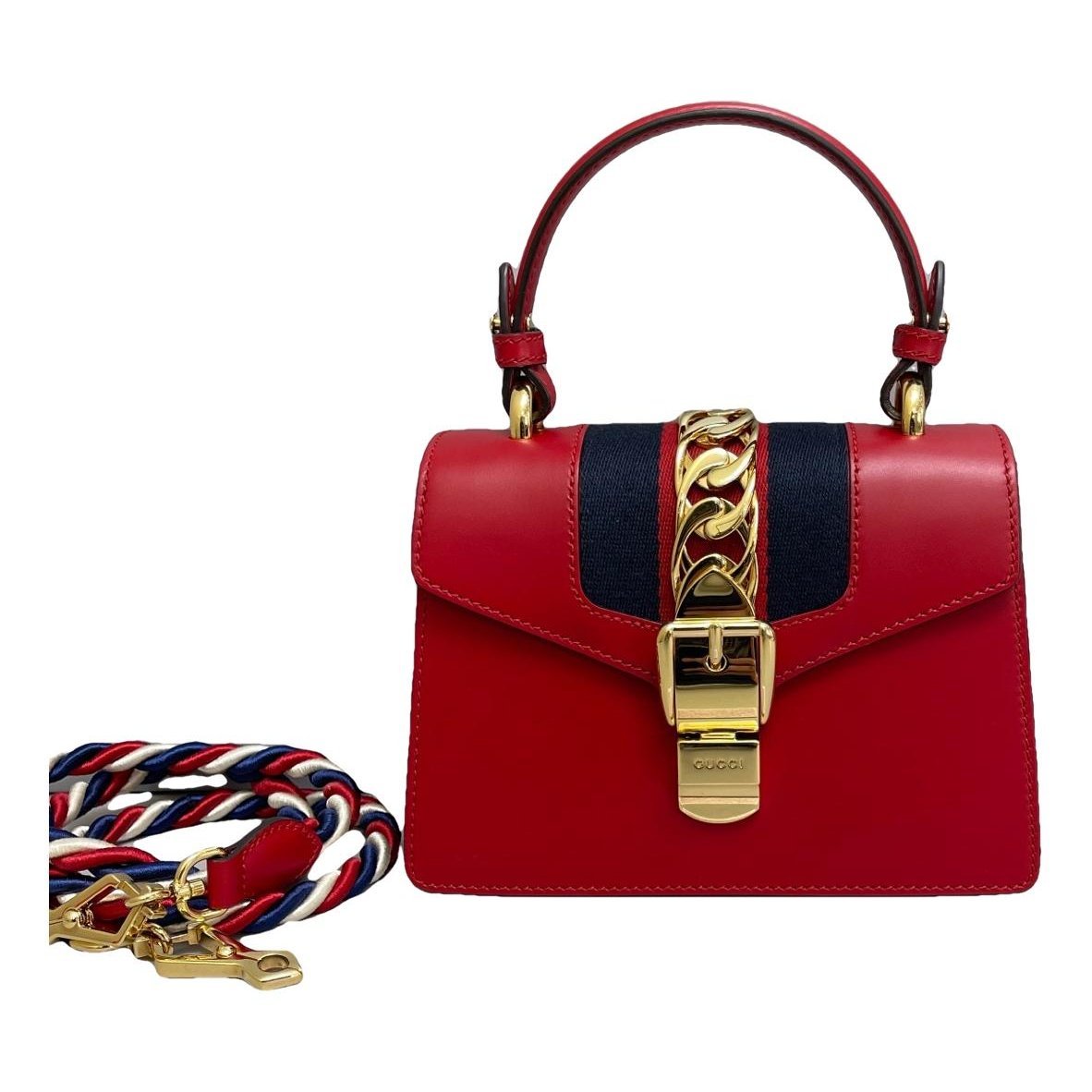 Sylvie Top Handle leather handbag