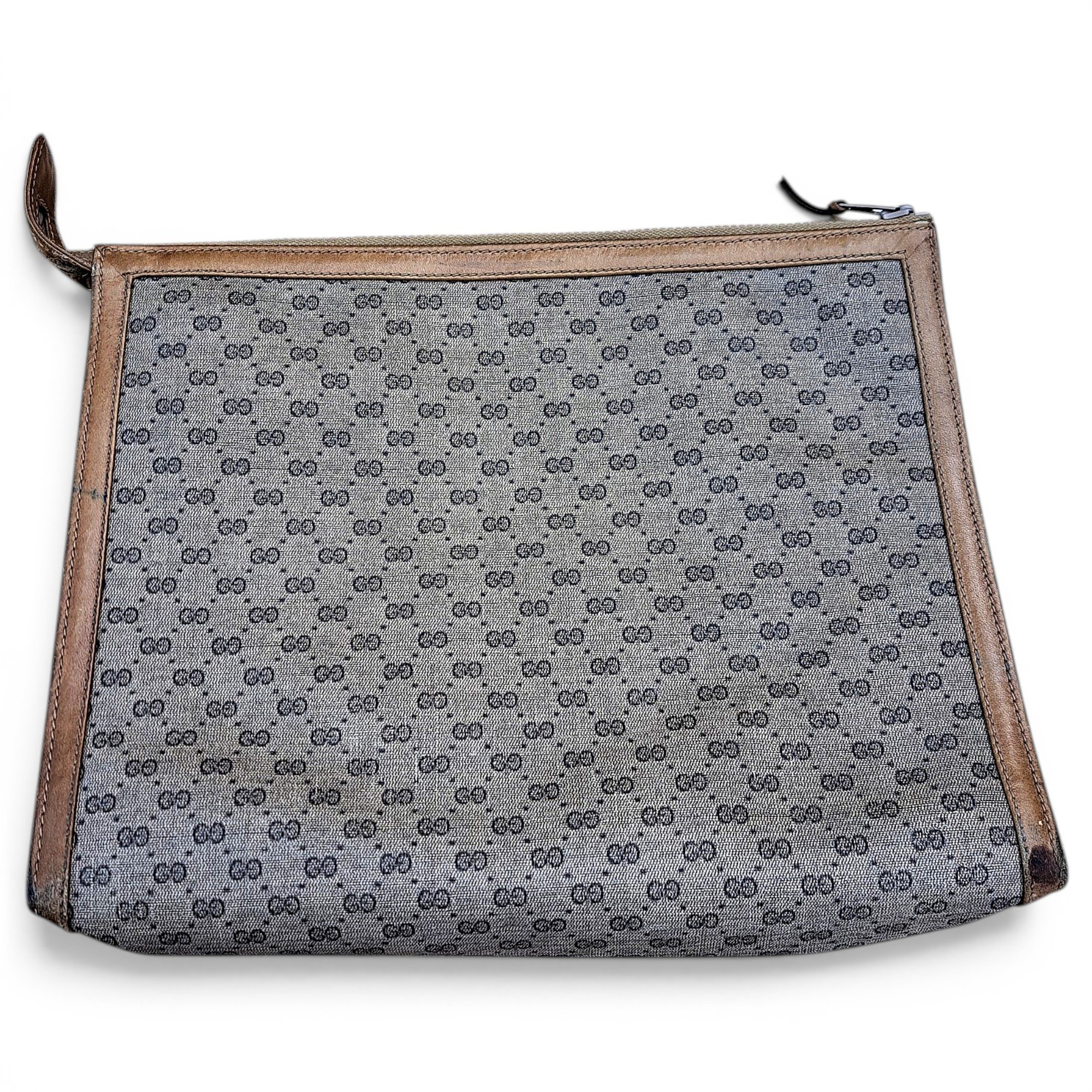 Ophidia leather clutch bag