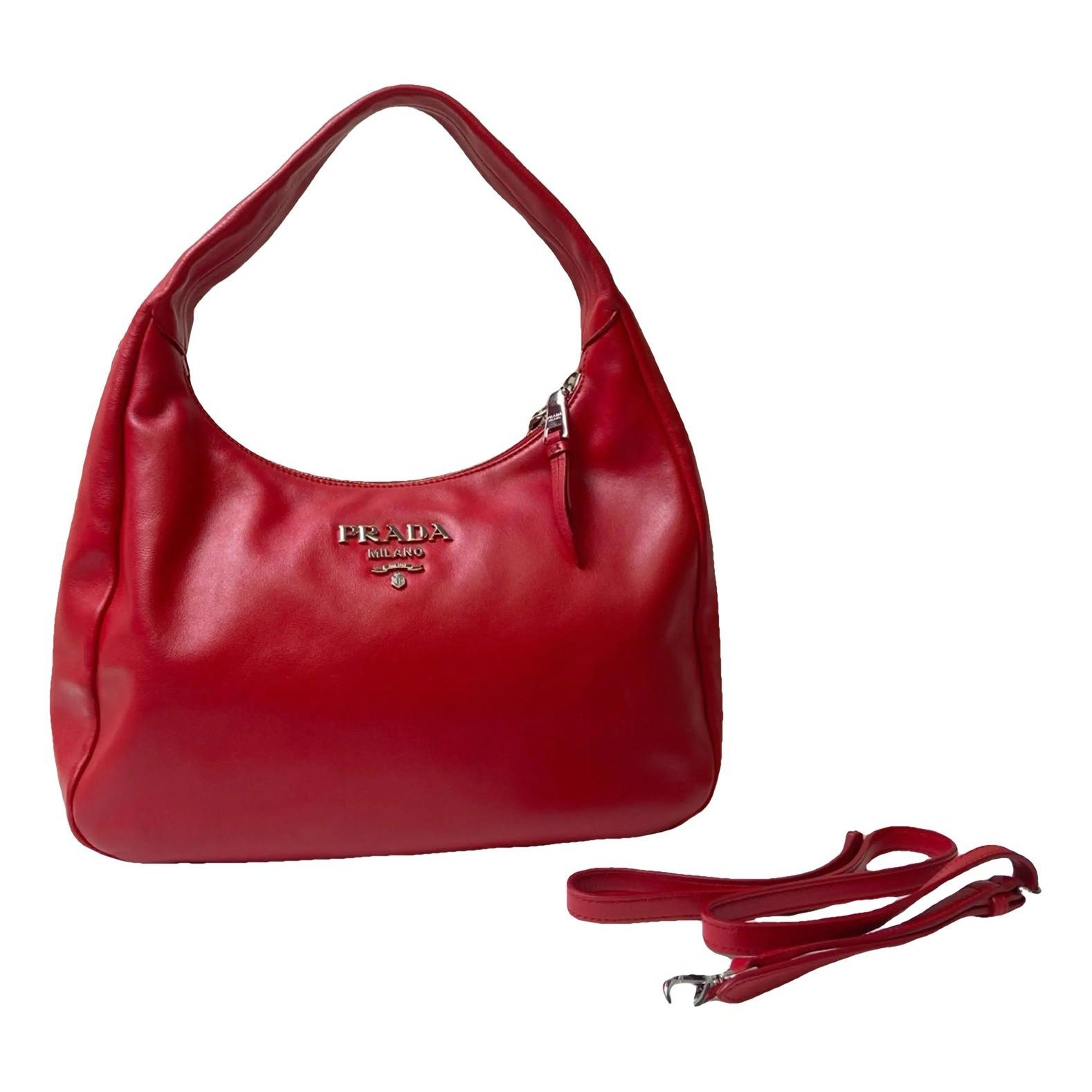 Leather crossbody bag