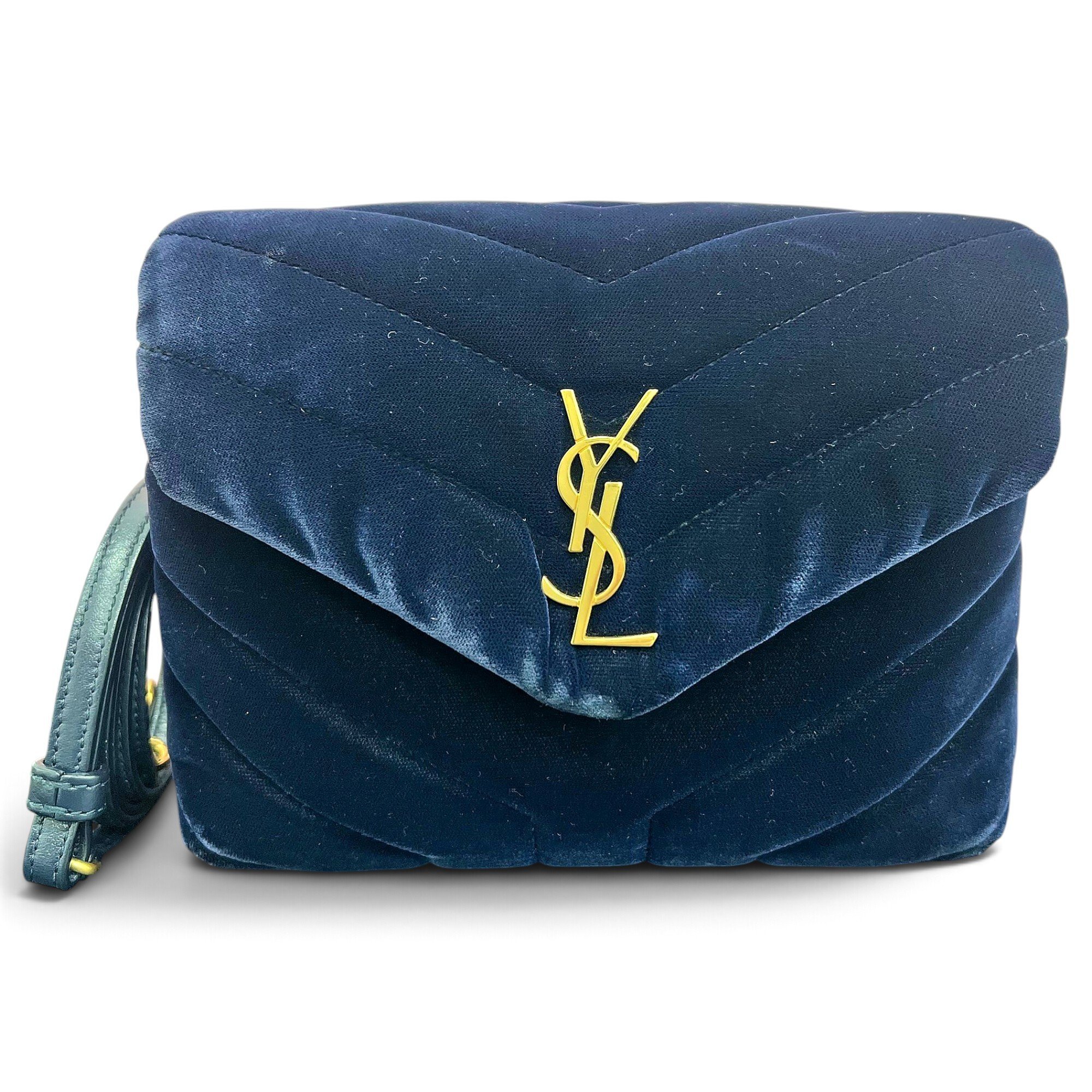 Loulou velvet handbag
