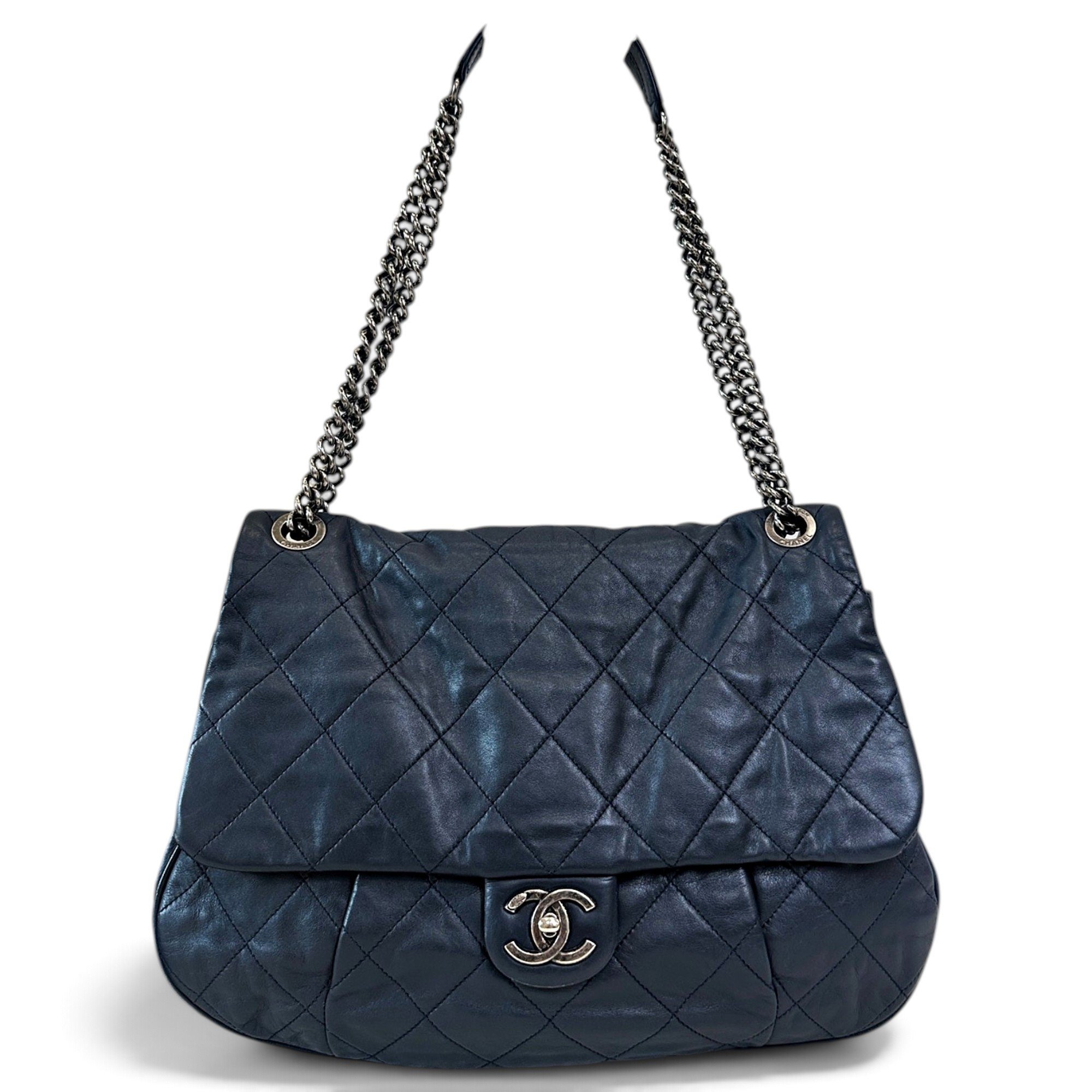 Chain Around leather crossbody bag
