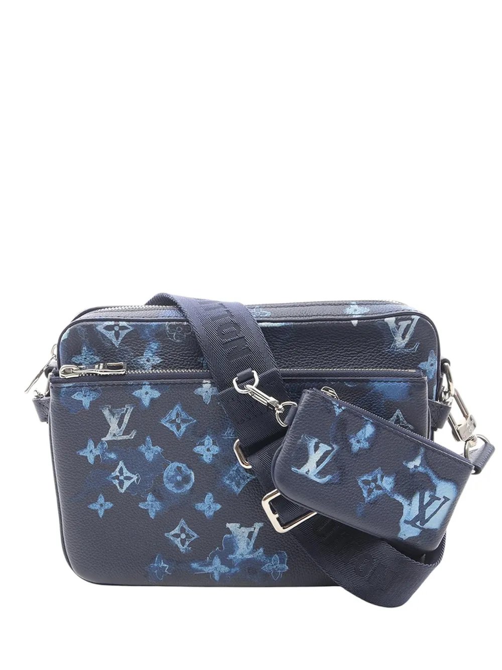 2021-2026 Monogram Ink Watercolor Trio Messenger crossbody bag