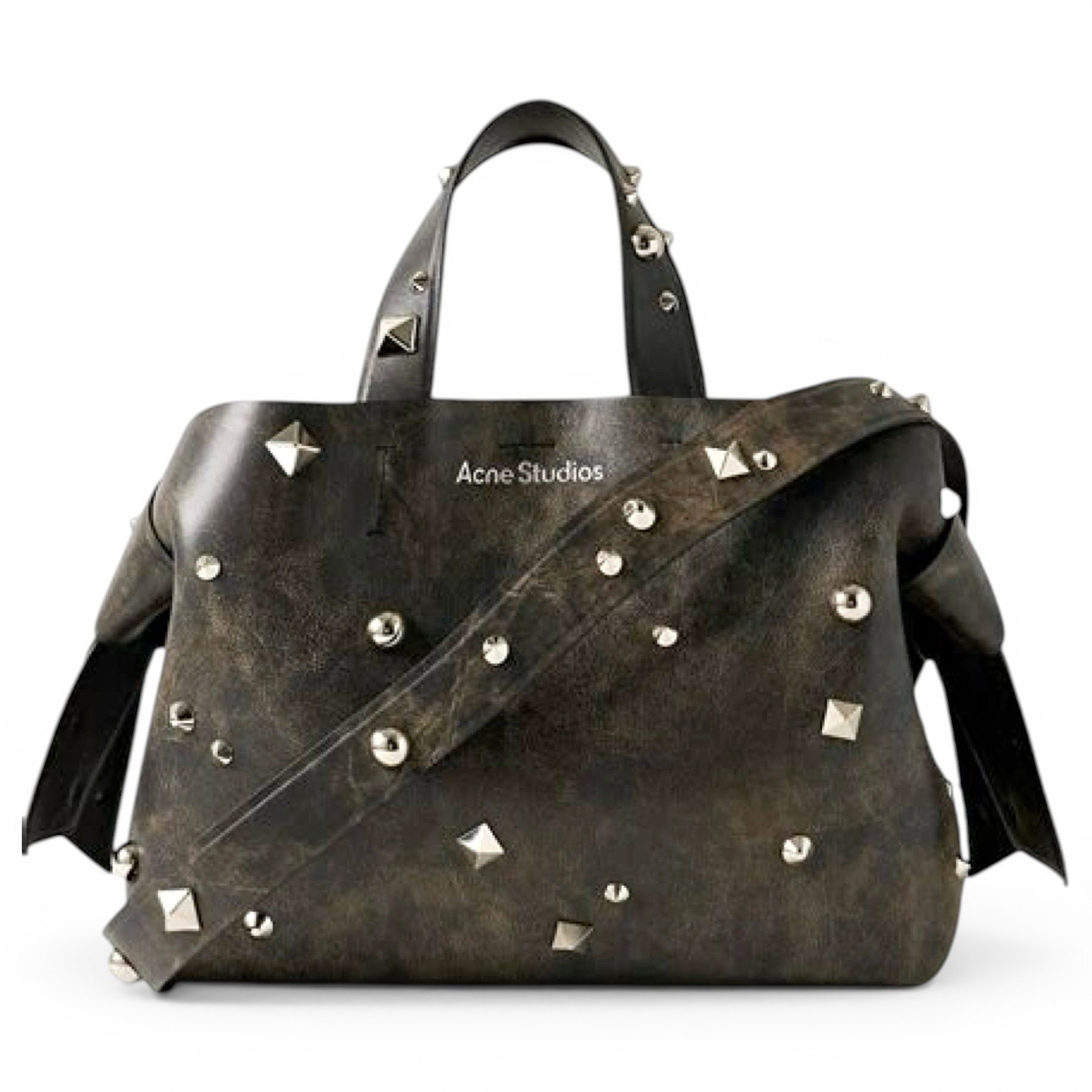 Musubi leather tote