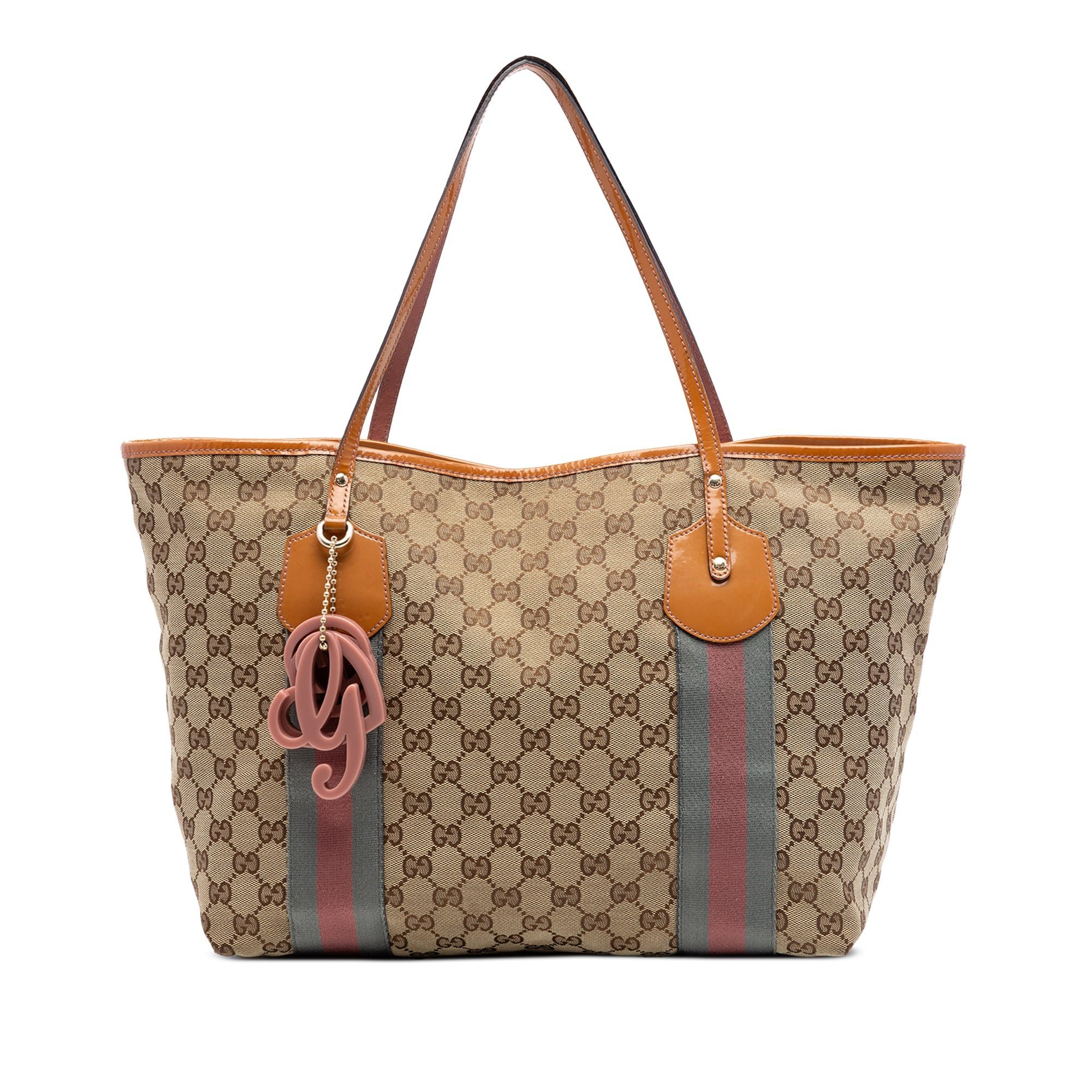 Gucci B leather tote