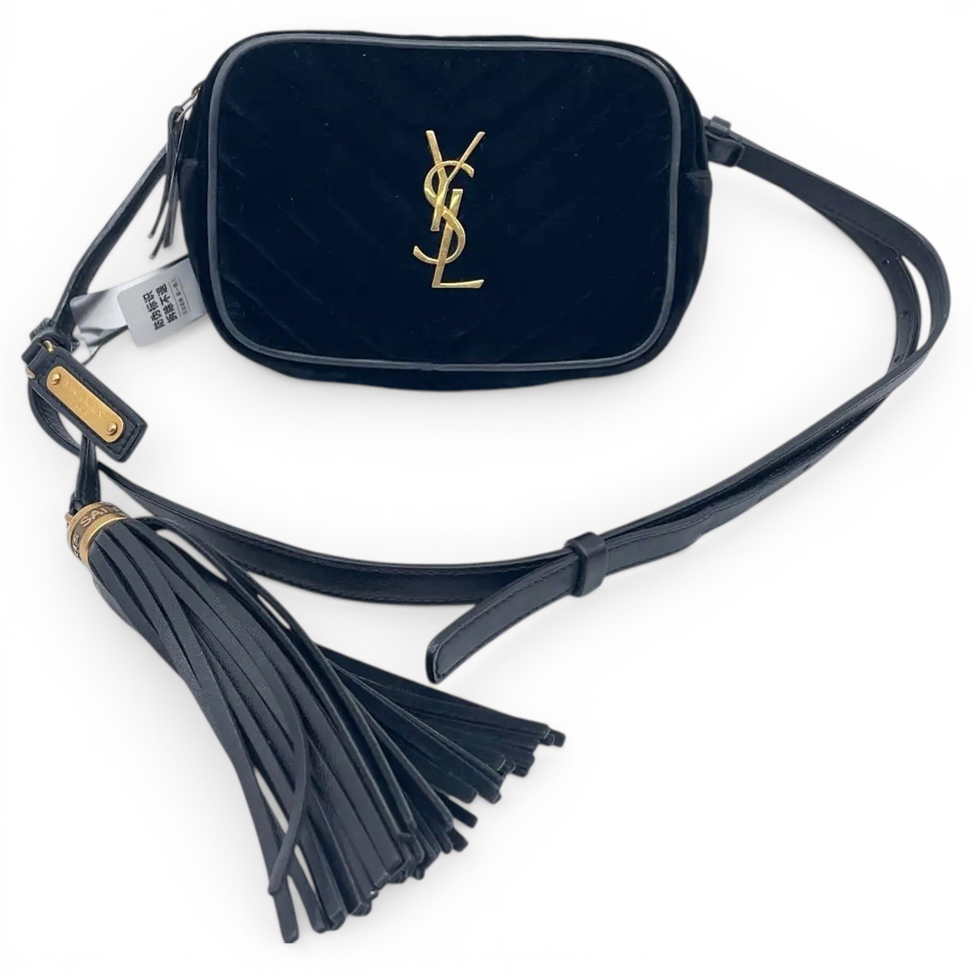Blogger velvet handbag