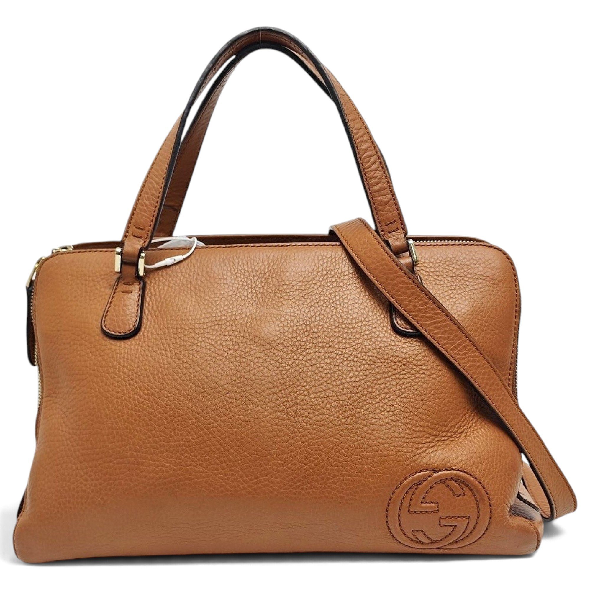 Leather handbag