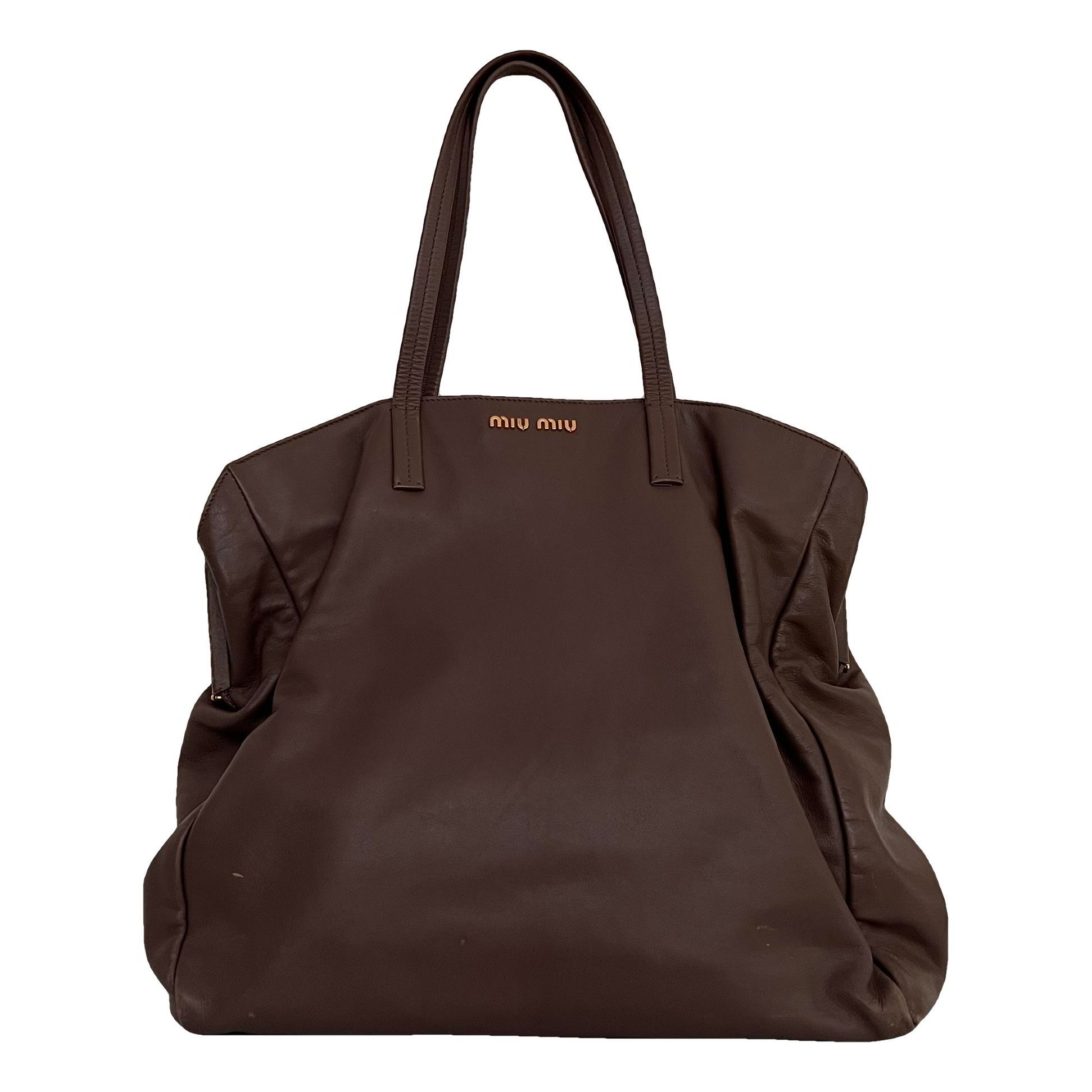 Leather handbag
