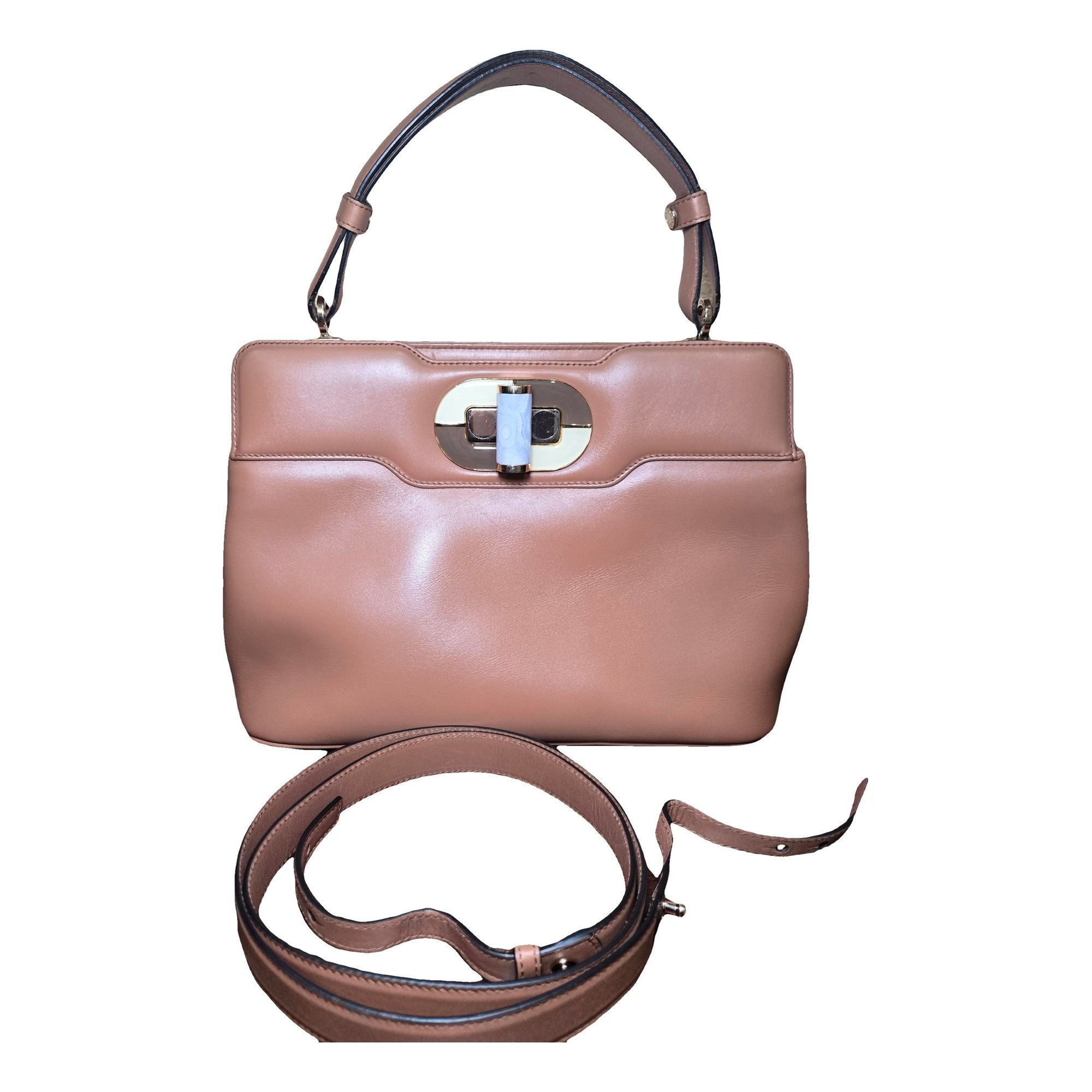 Isabella Rossellini leather handbag