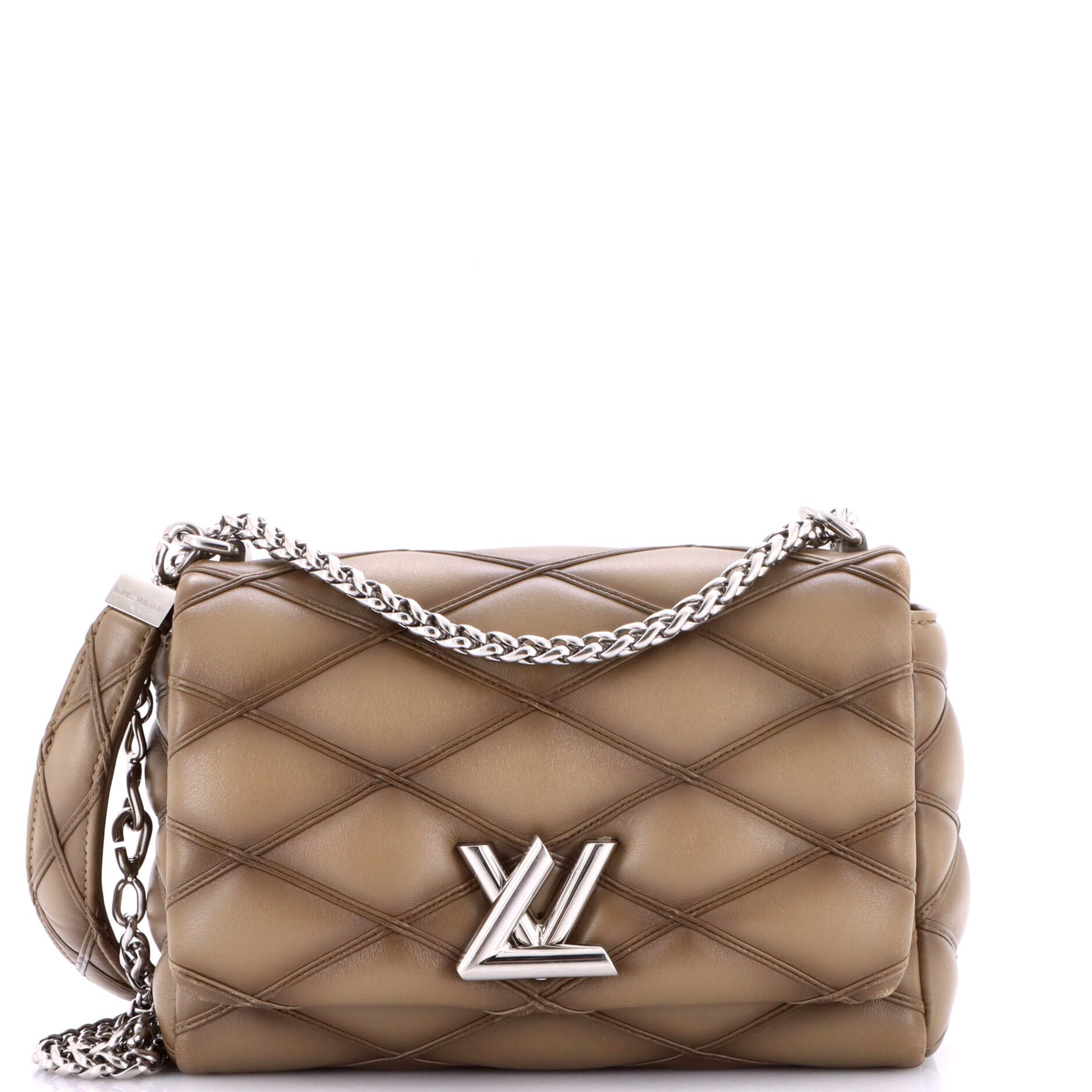 Louis Vuitton GO-14 Top Handle NM Handbag Malletage Leather MM