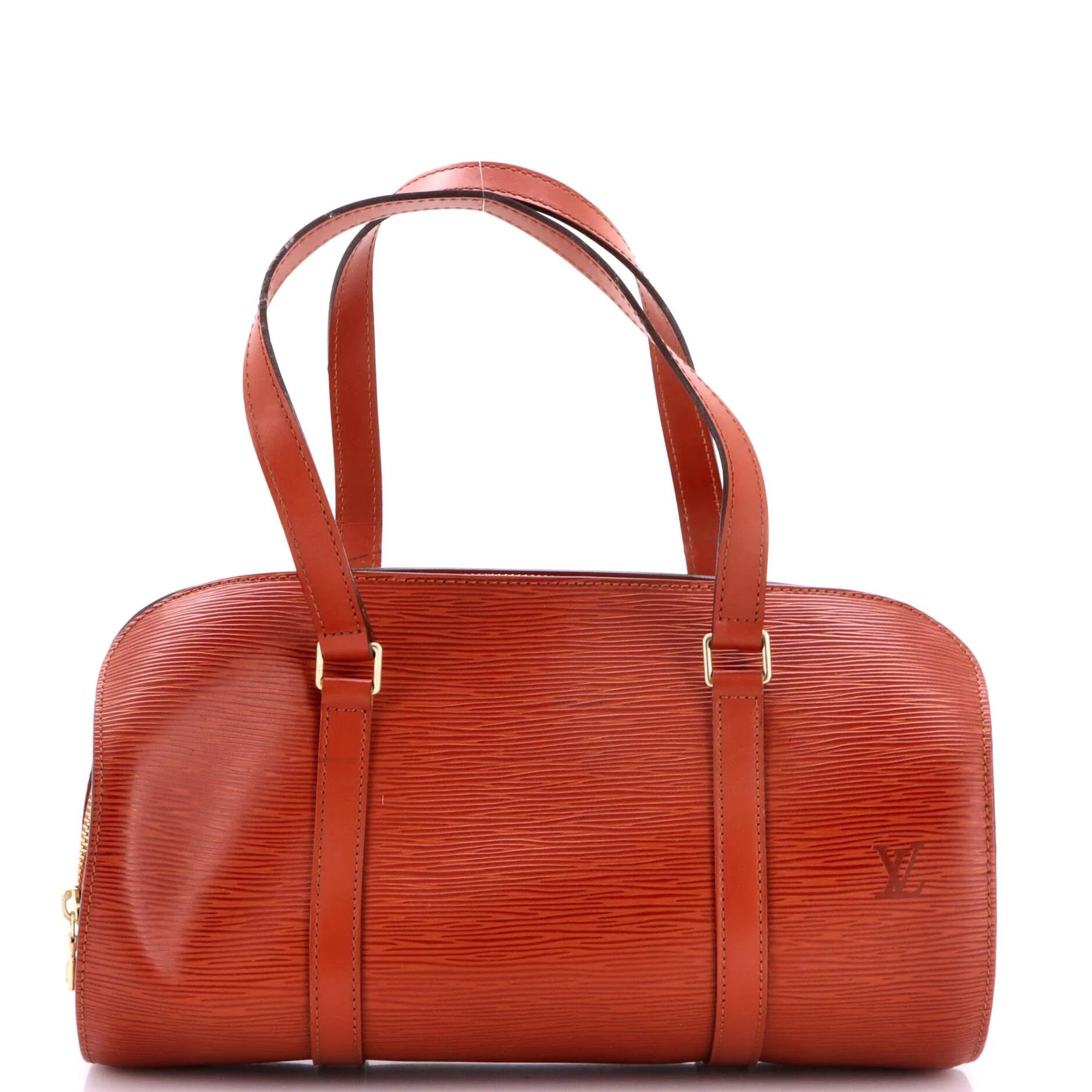 Louis Vuitton Leather bowling bag