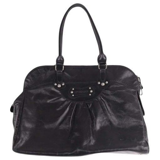 Leather tote