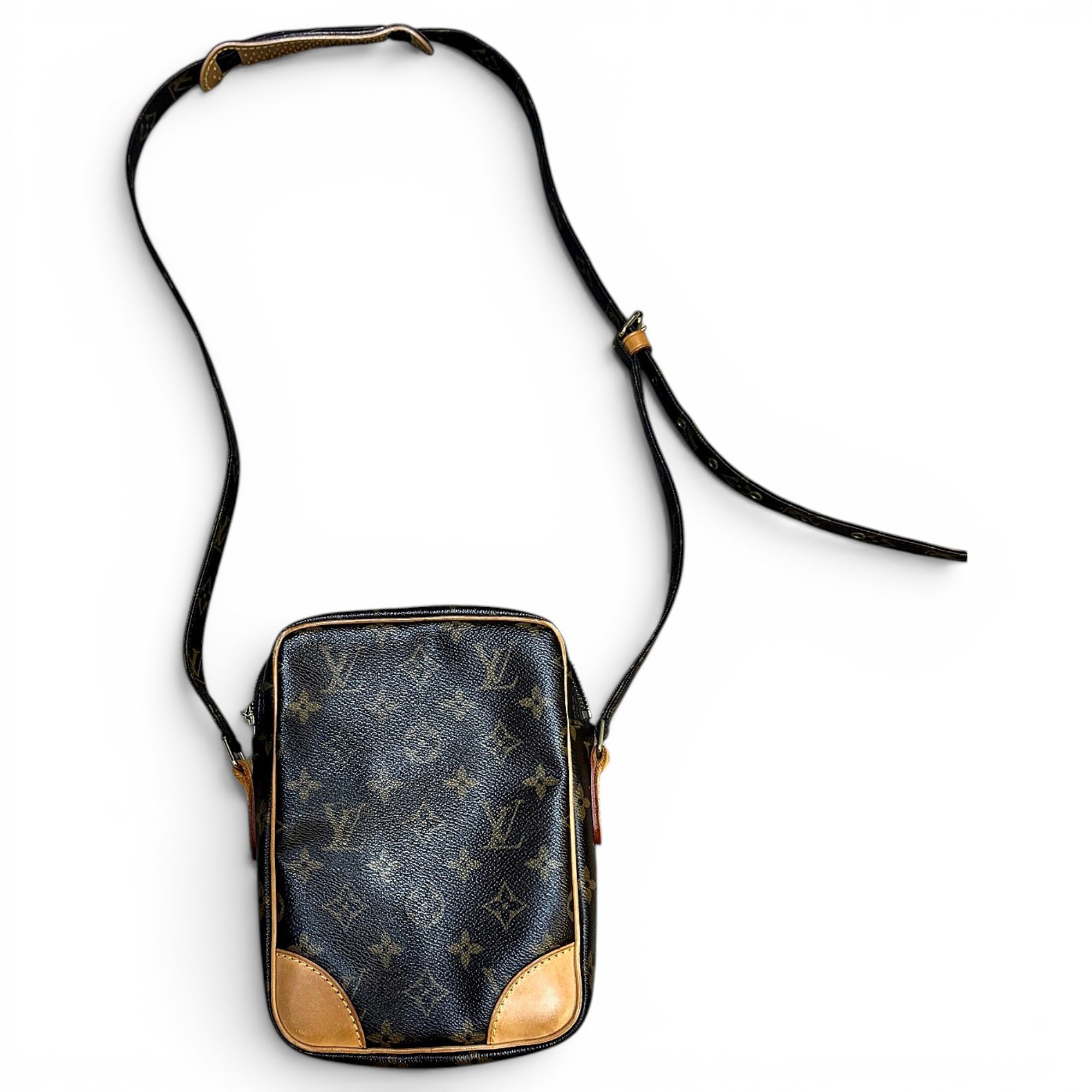 Danube leather crossbody bag