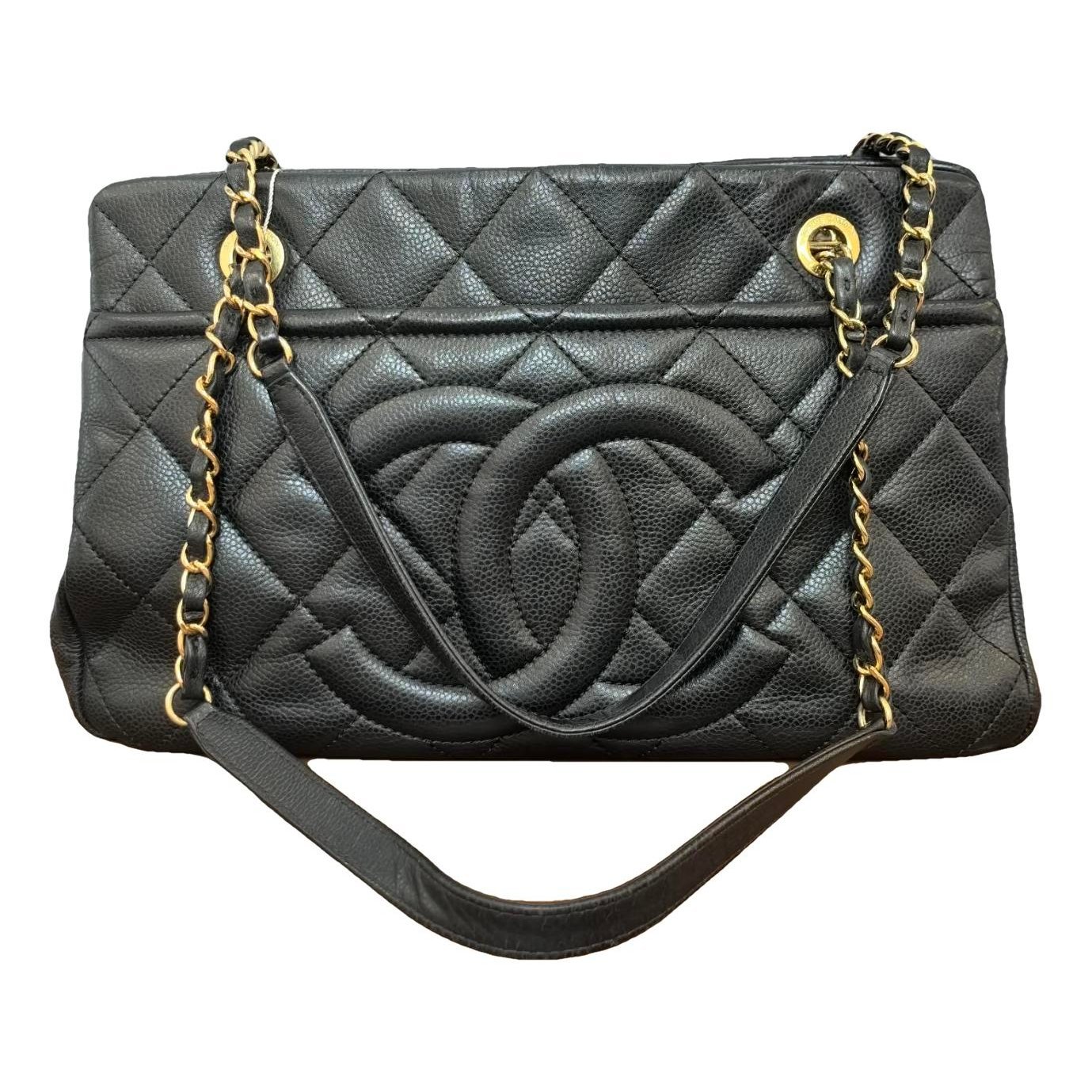 Grand shopping leather tote