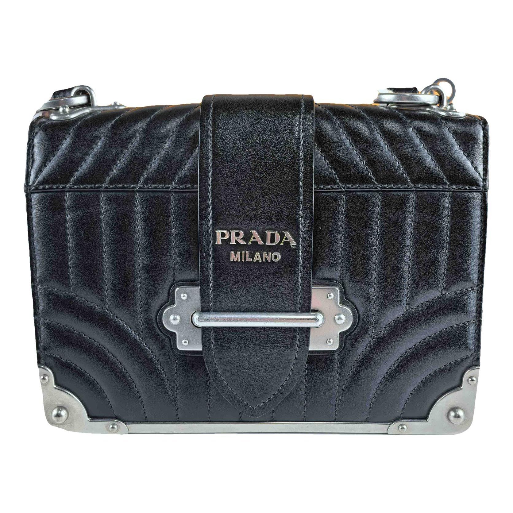 Cahier leather handbag
