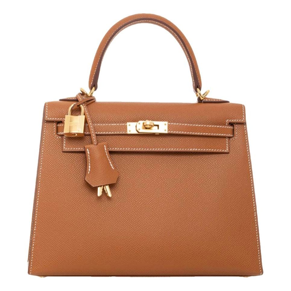 Kelly 25 leather handbag
