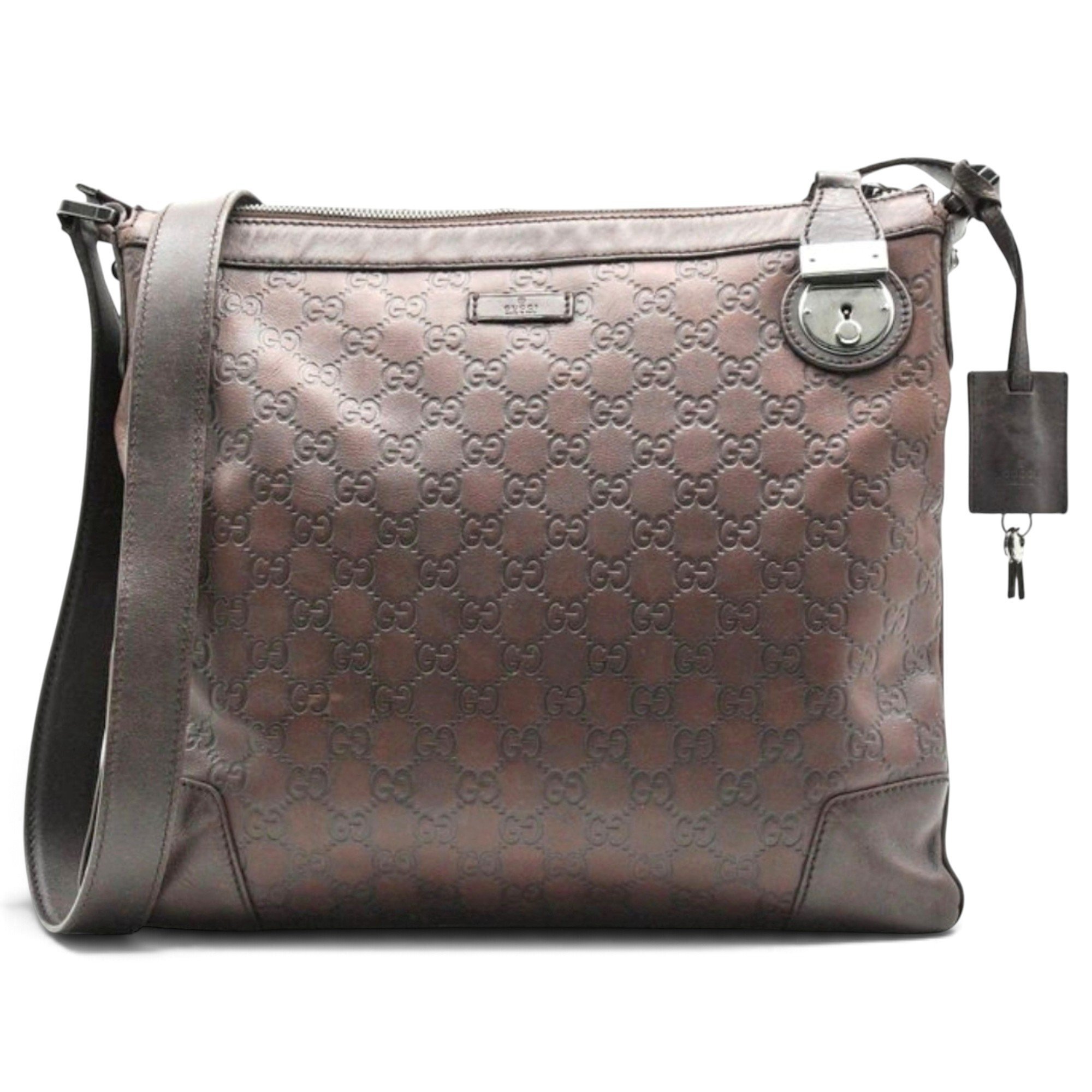 Leather crossbody bag