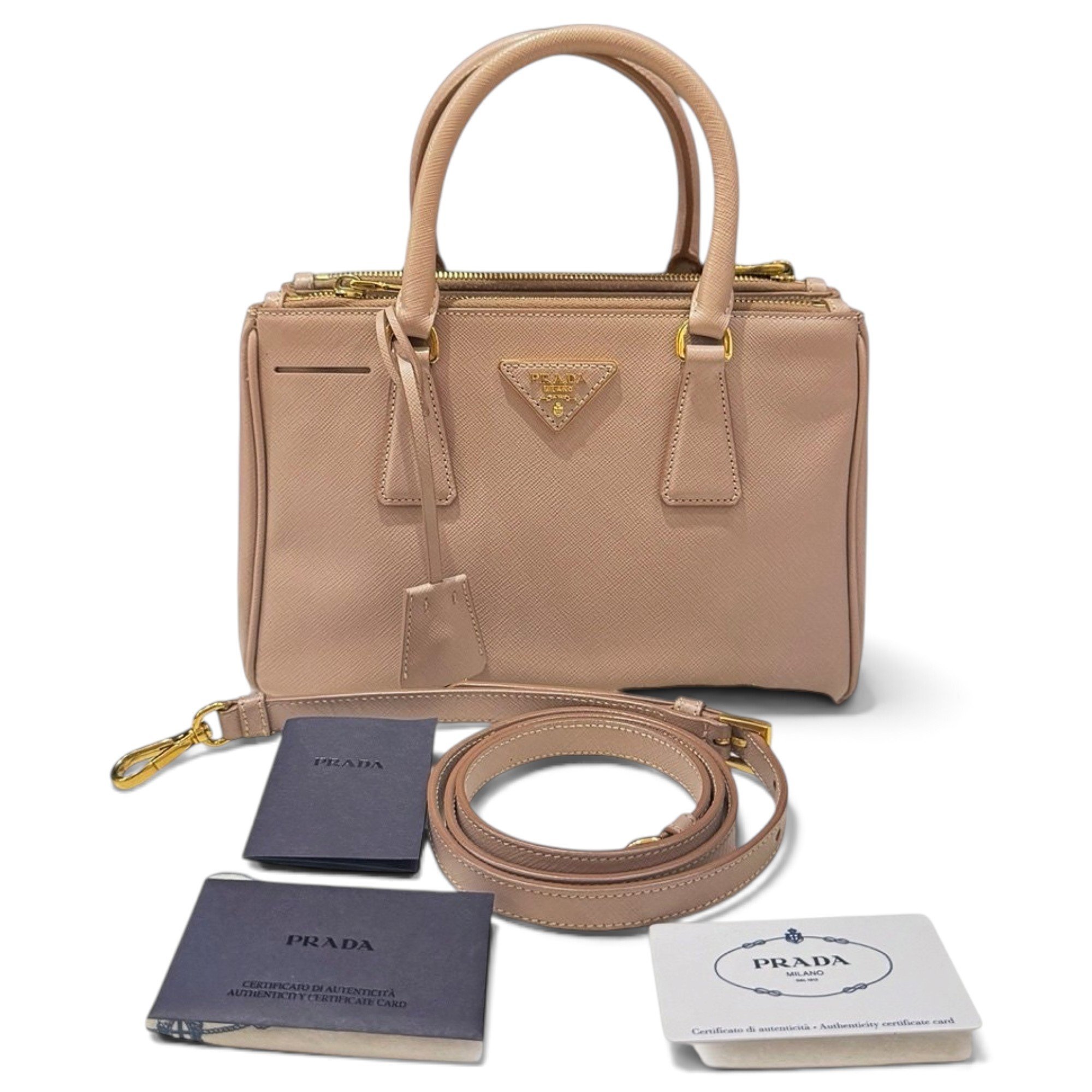 Galleria leather handbag