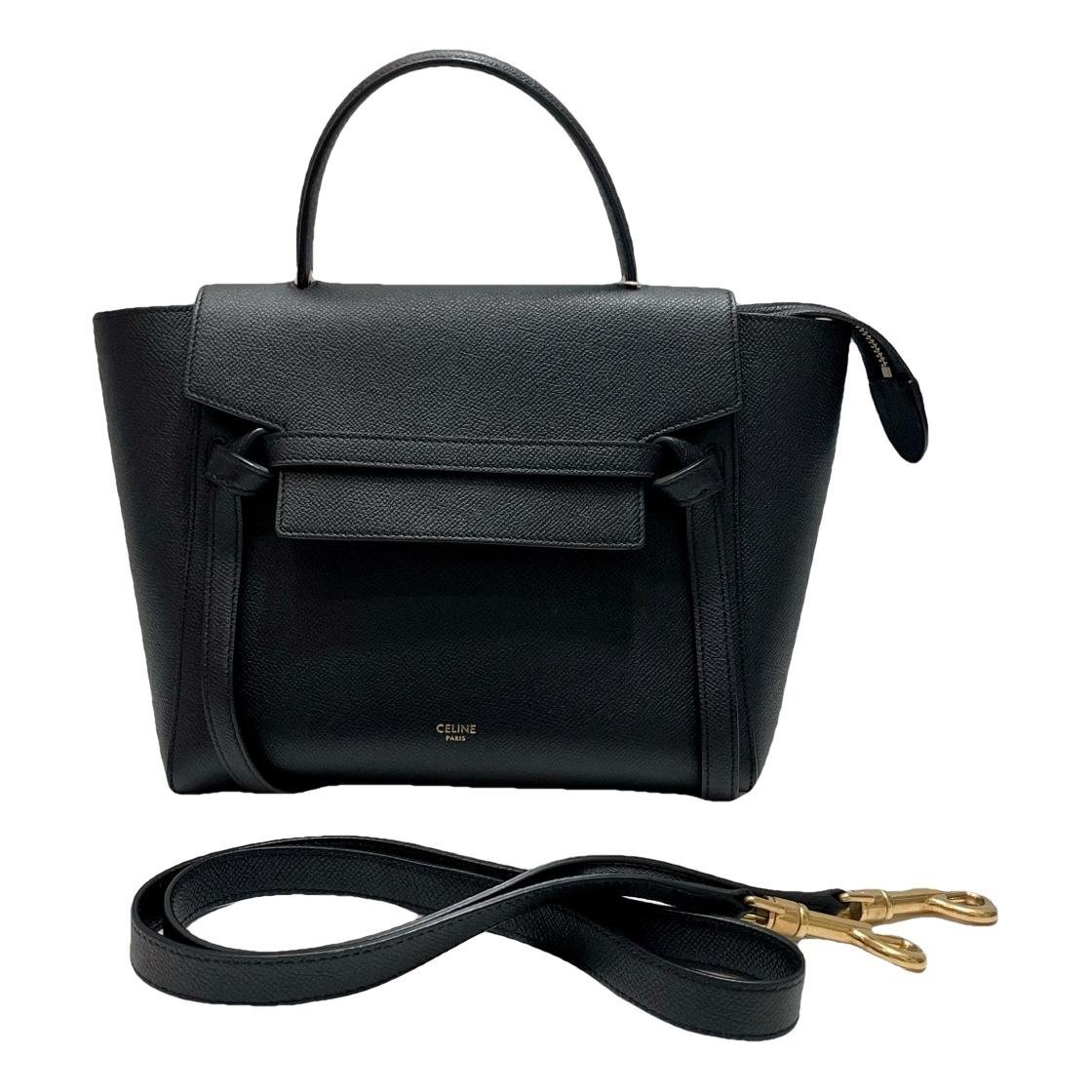 Belt leather handbag