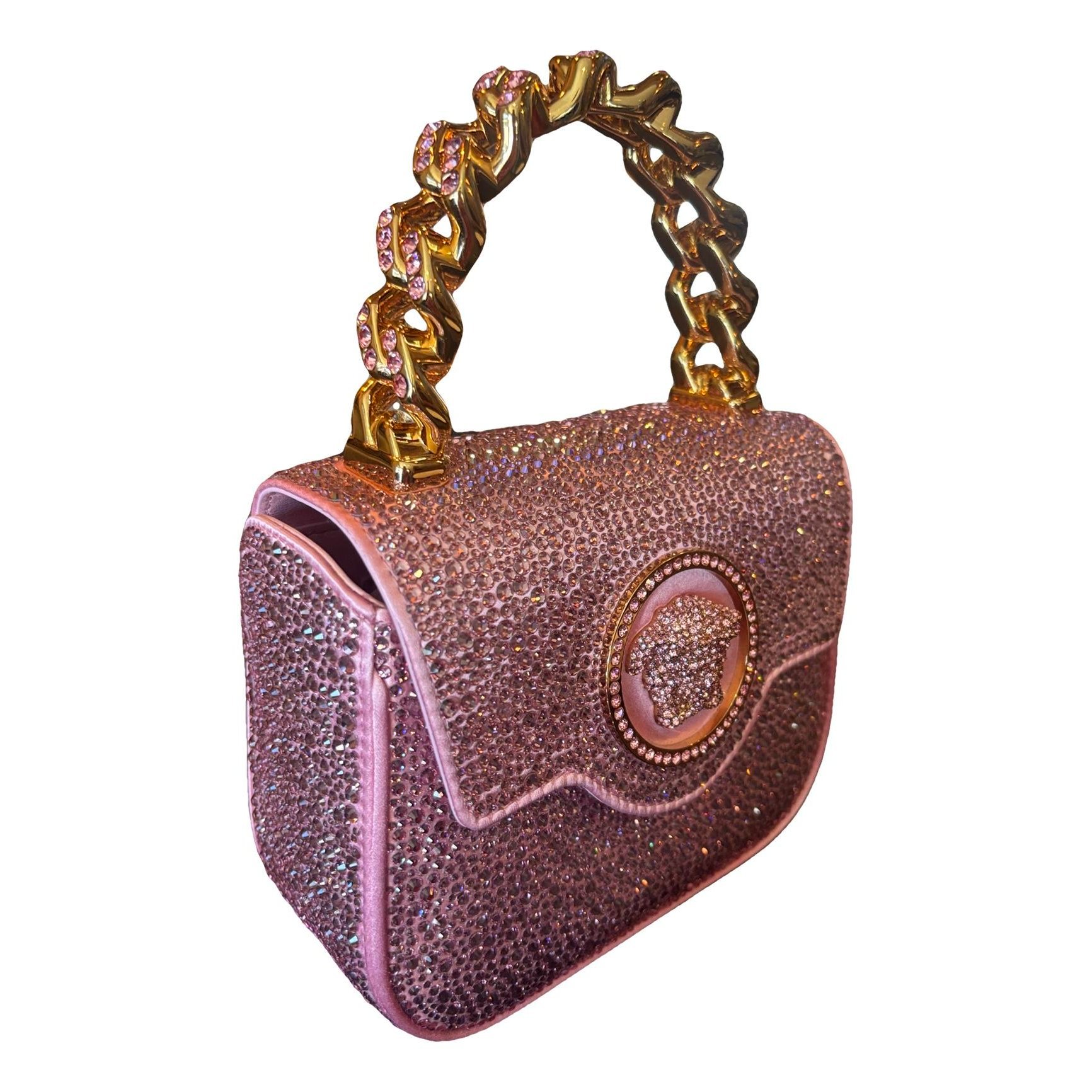 La Medusa leather mini bag