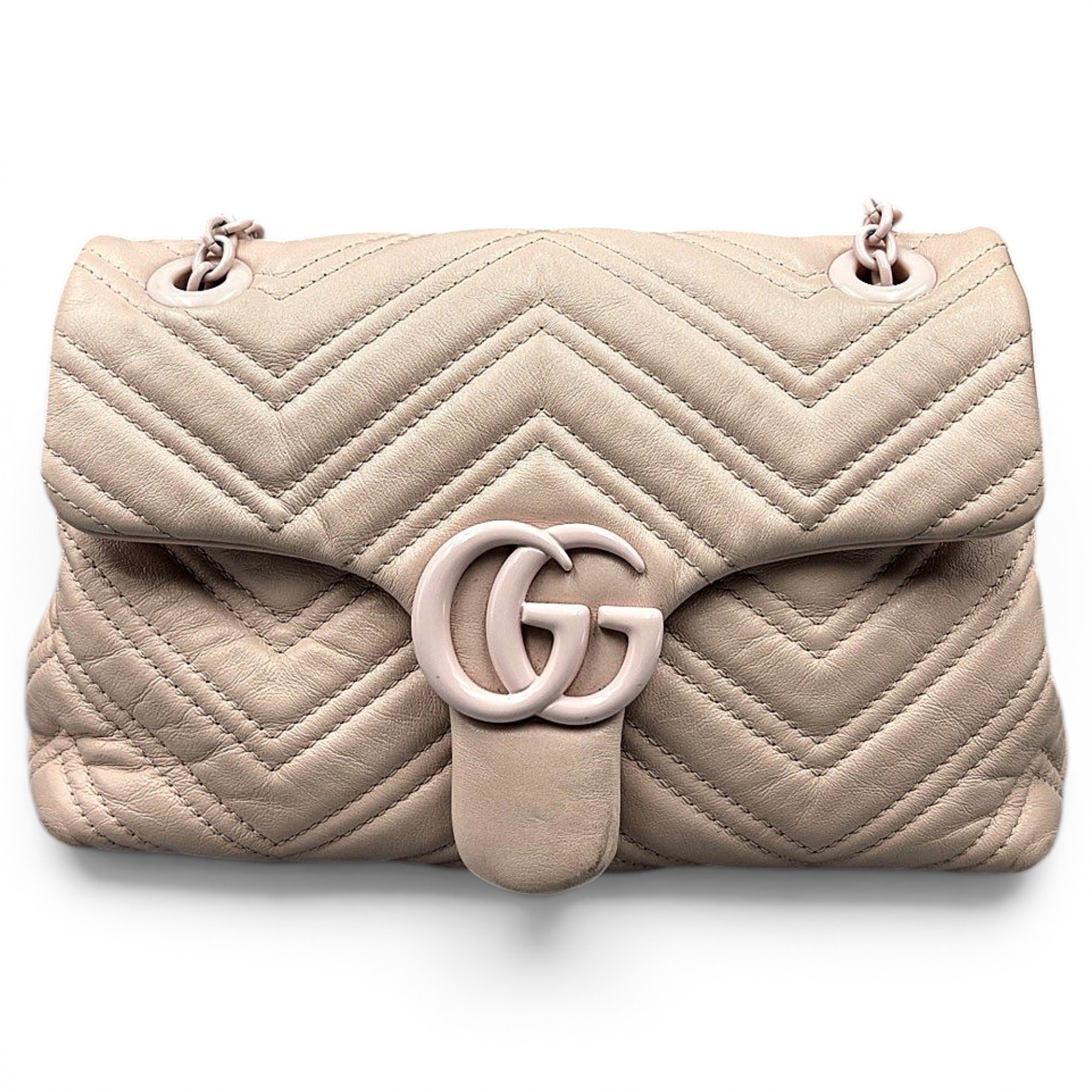 GG Marmont Flap leather crossbody bag