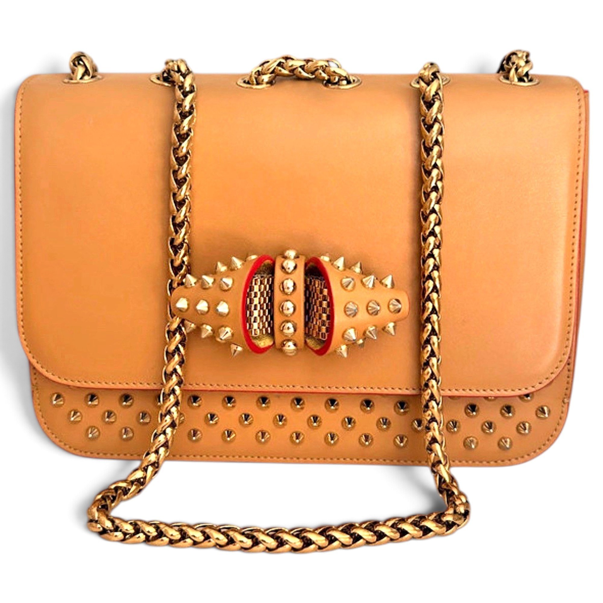 Sweet Charity leather clutch bag
