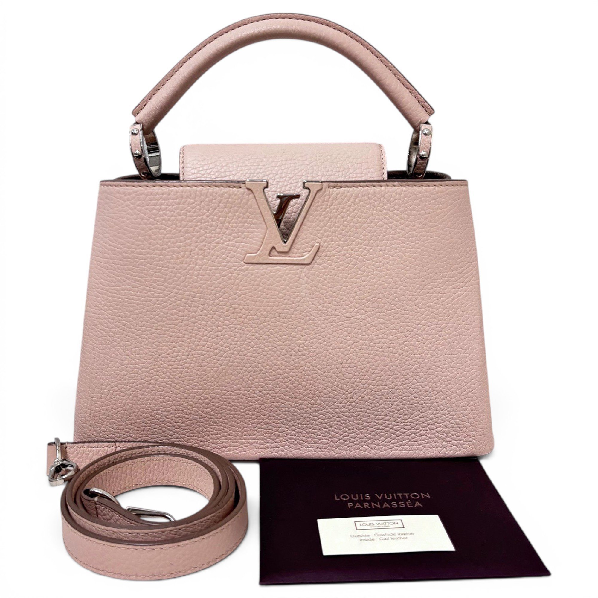 Capucines leather handbag