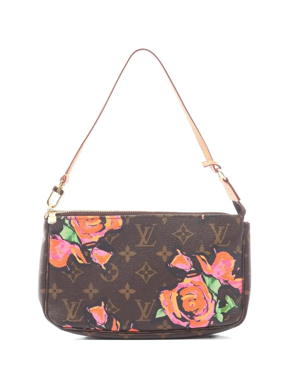 x Stephen Sprouse 2008 Pochette Accessoires  Monogram Rose shoulder bag