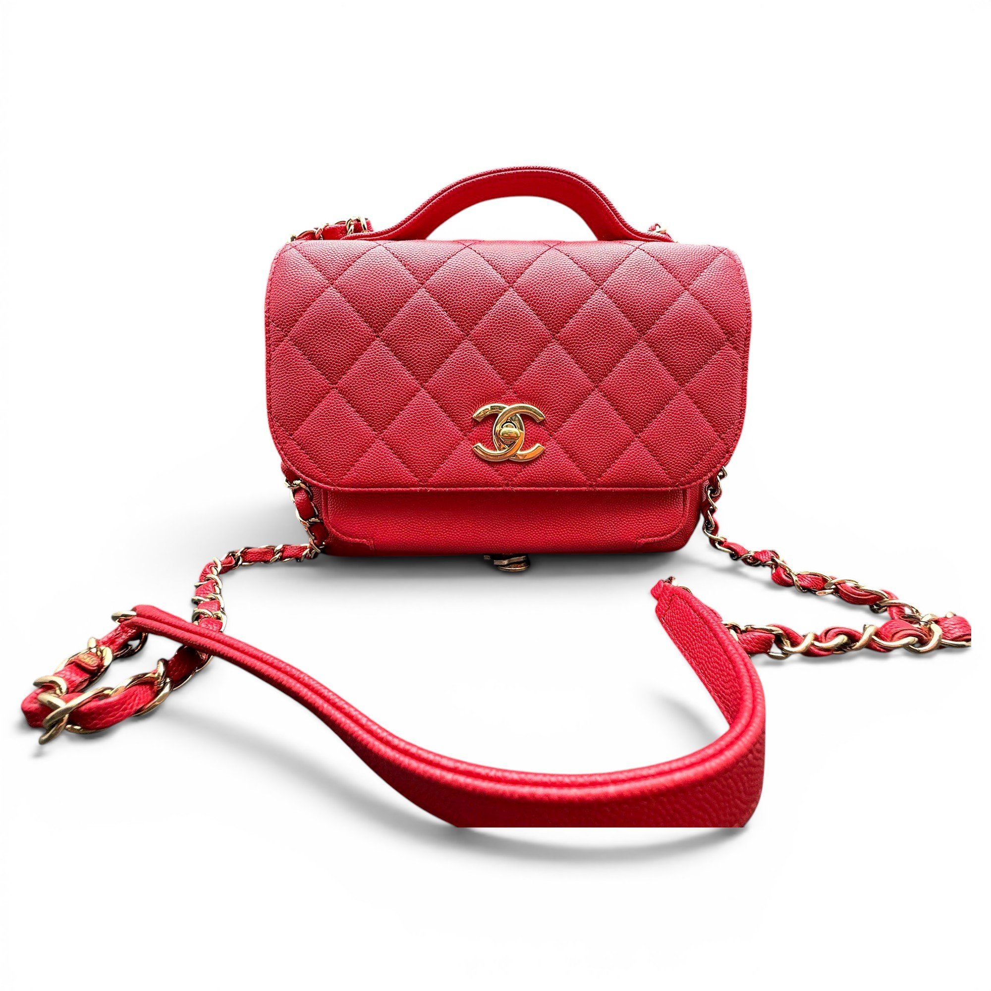 Leather handbag