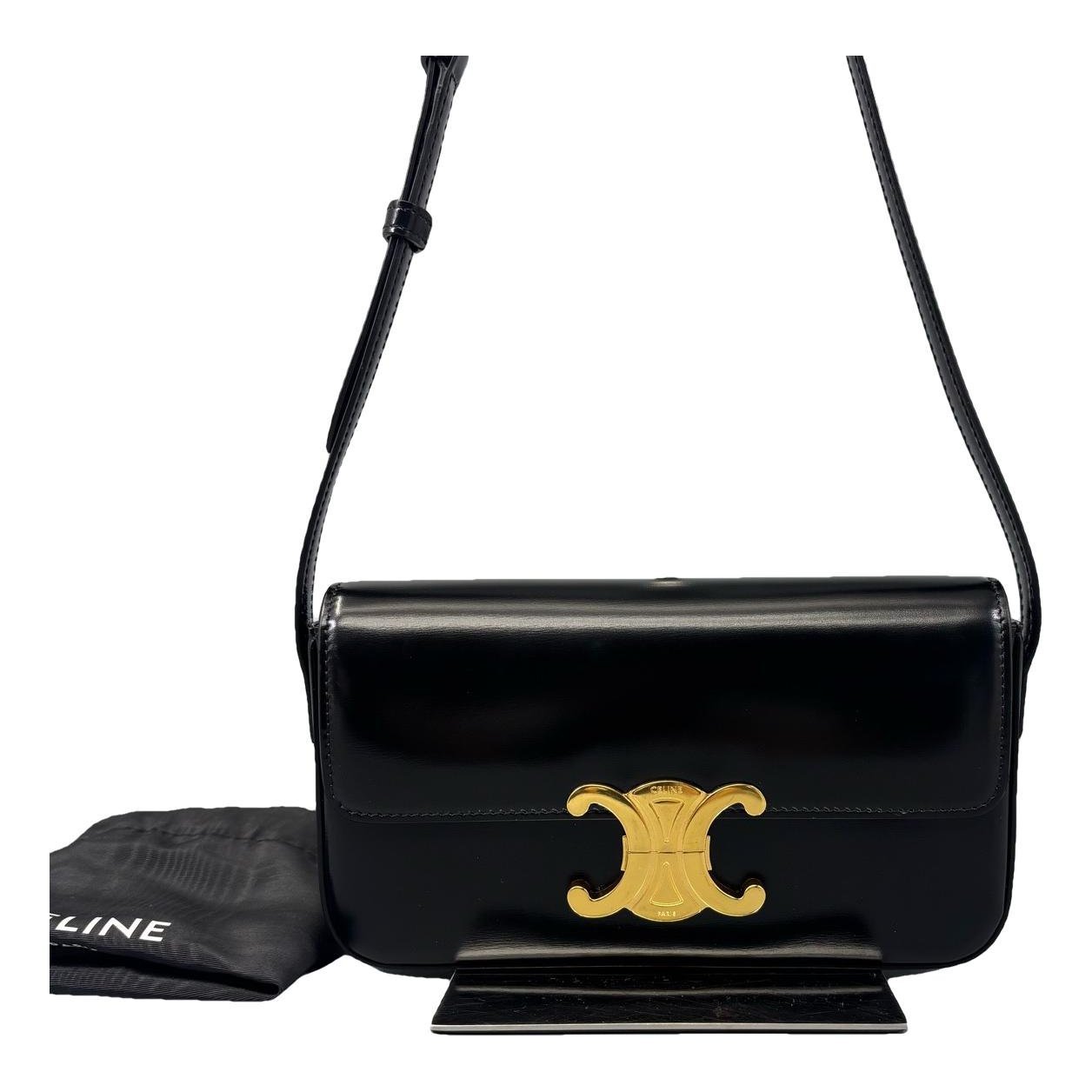 Triomphe Long leather handbag