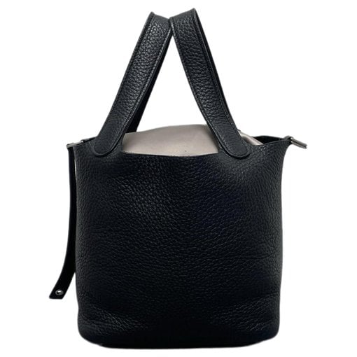 Picotin leather handbag