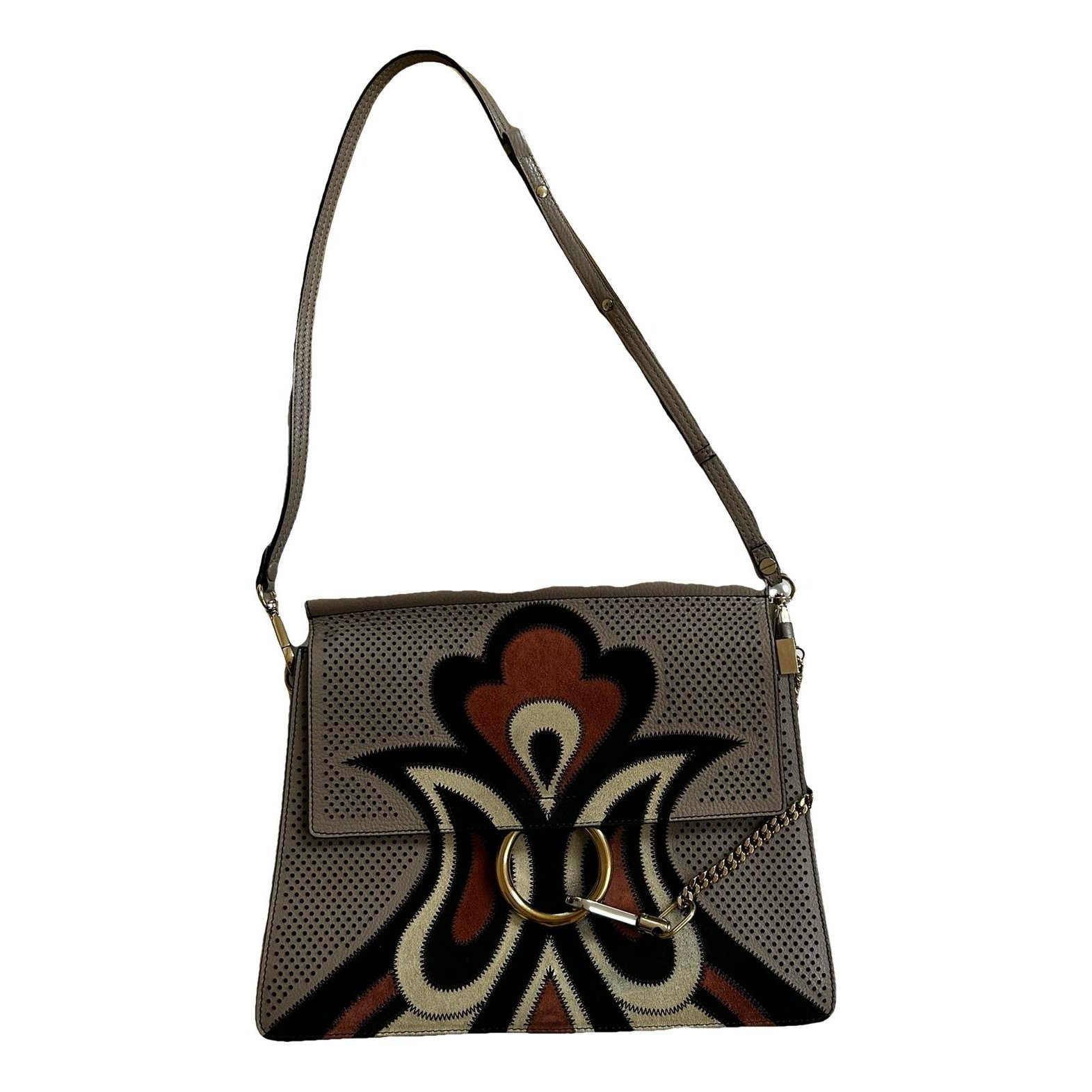Faye leather handbag