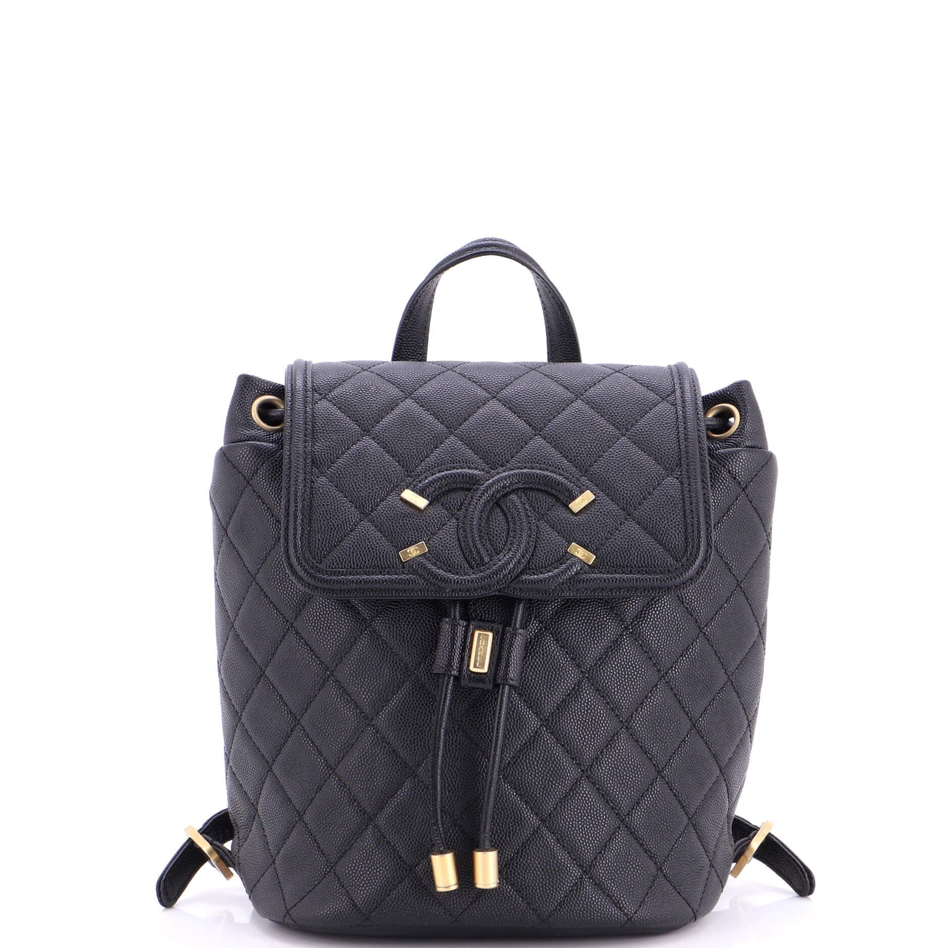 Leather backpack