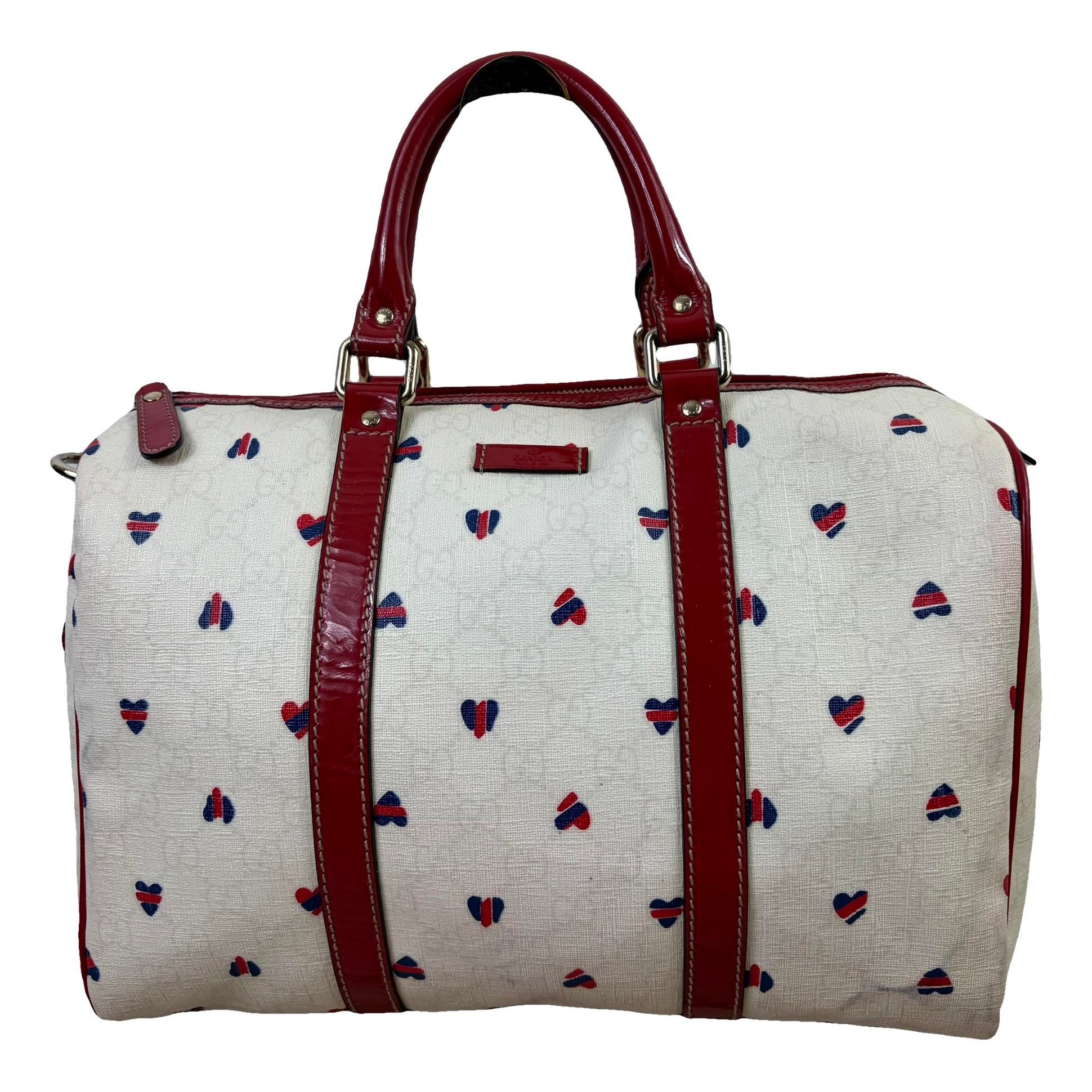 Boston leather handbag