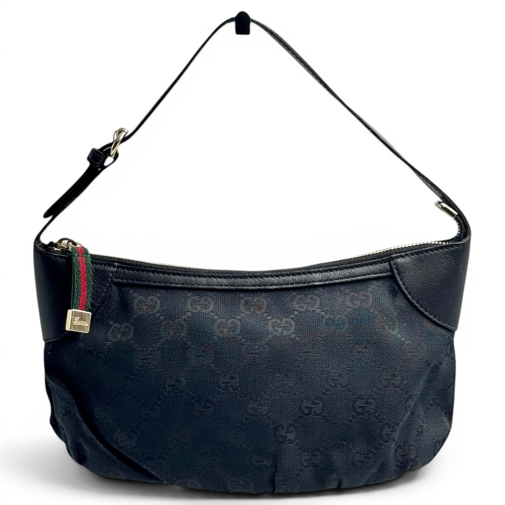 Leather clutch bag