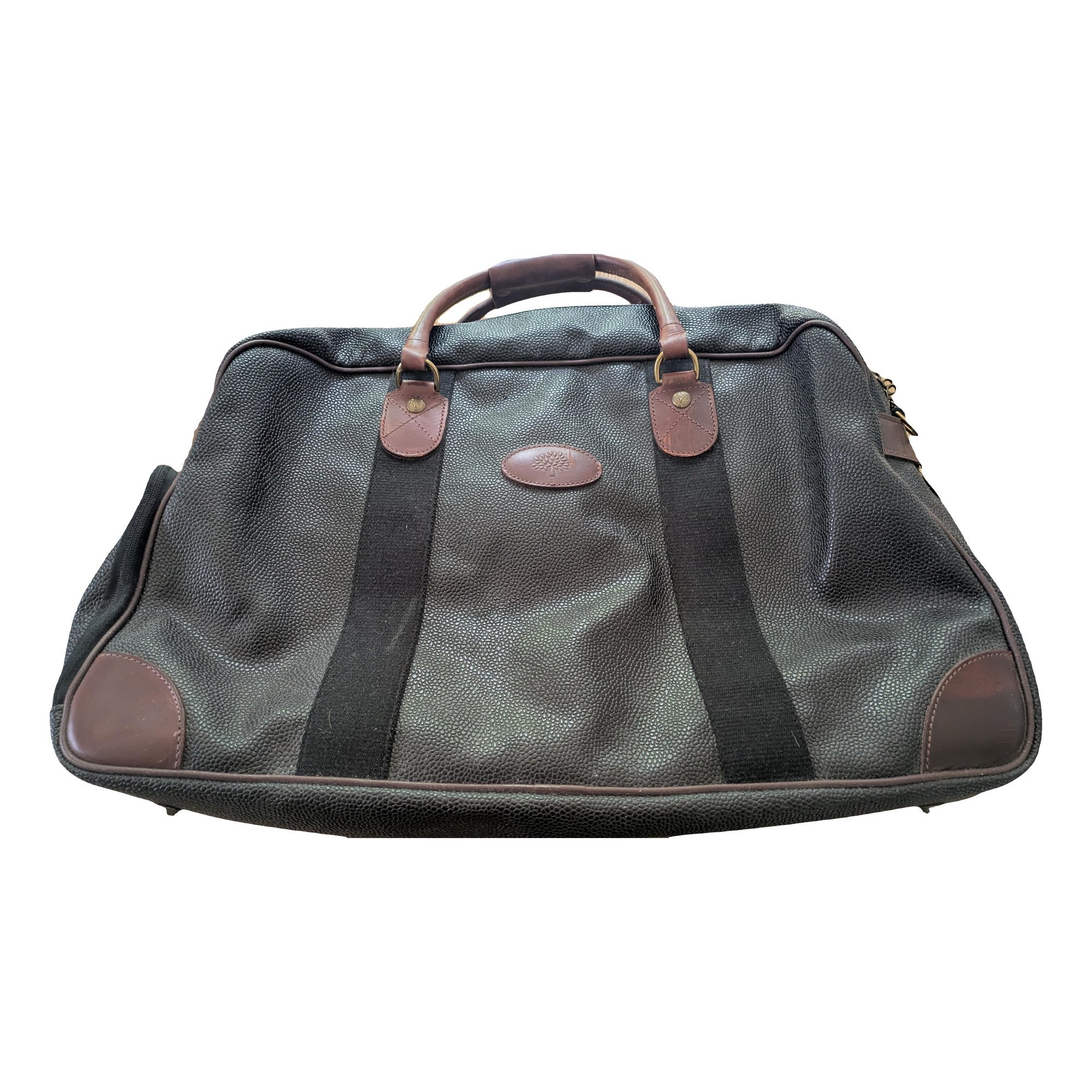 Leather travel bag