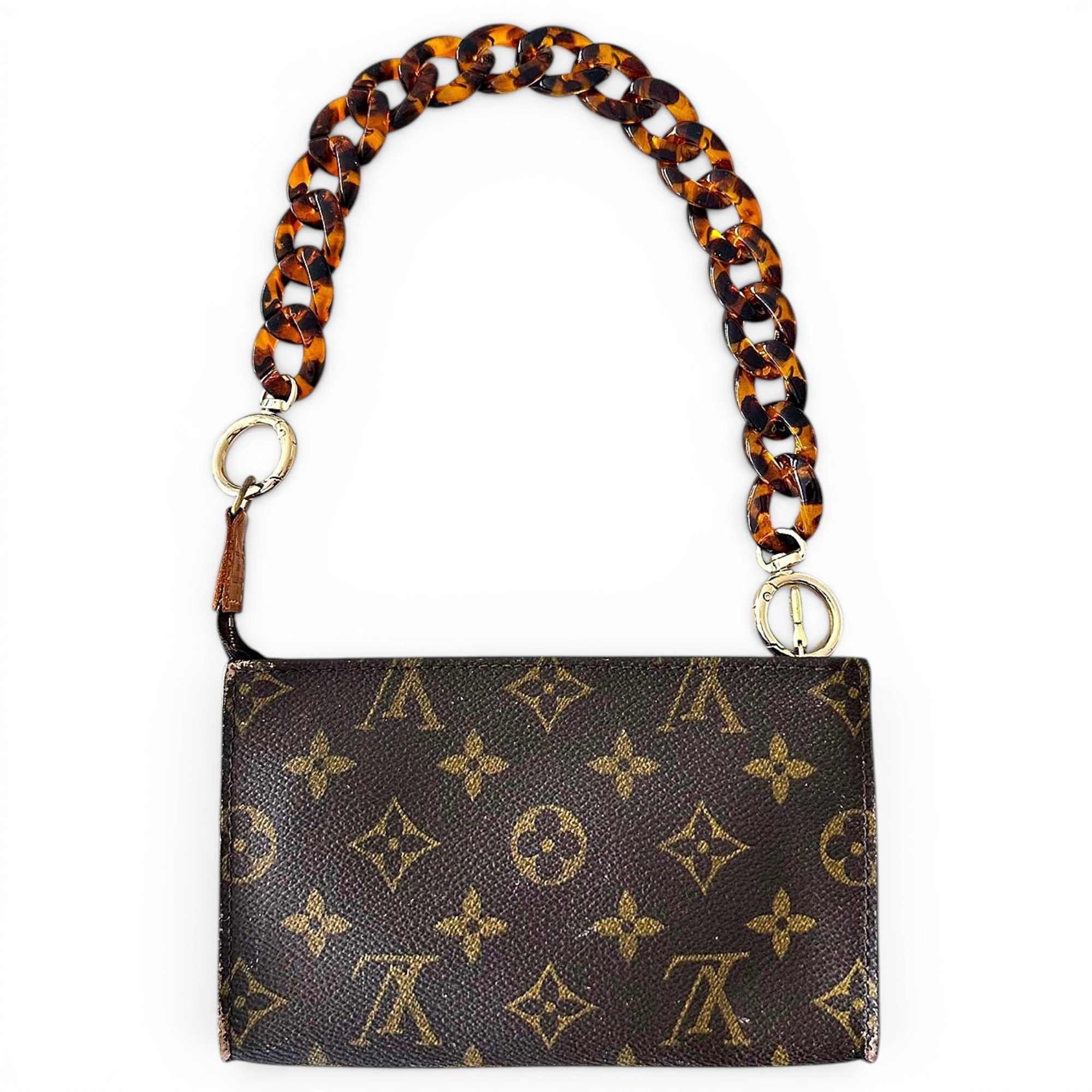 Pochette Accessoire leather handbag