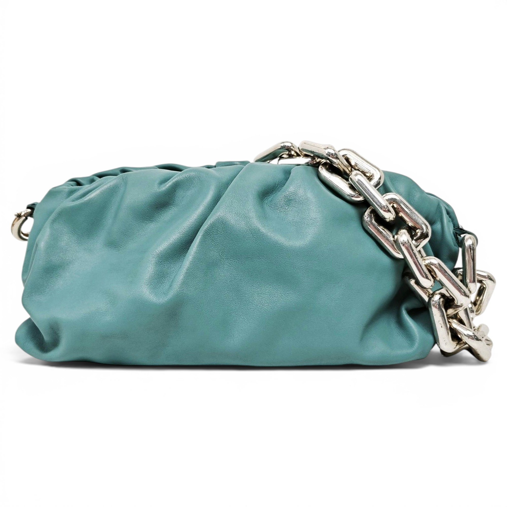 Chain Pouch leather handbag