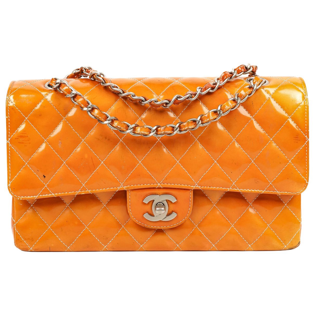 Timeless/Classique patent leather handbag